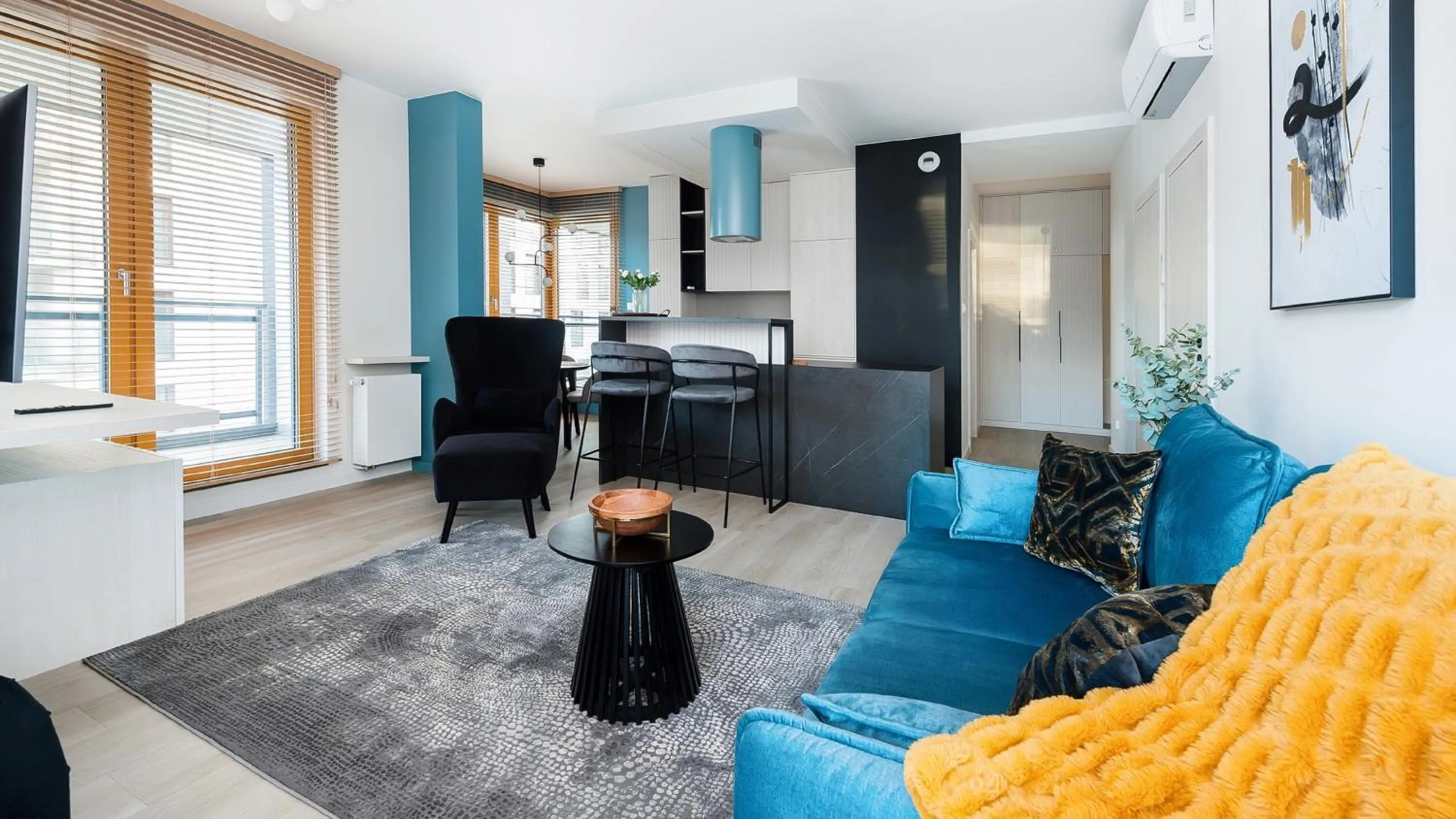 Living room in Premium in Novum City Center, Sun & Snow