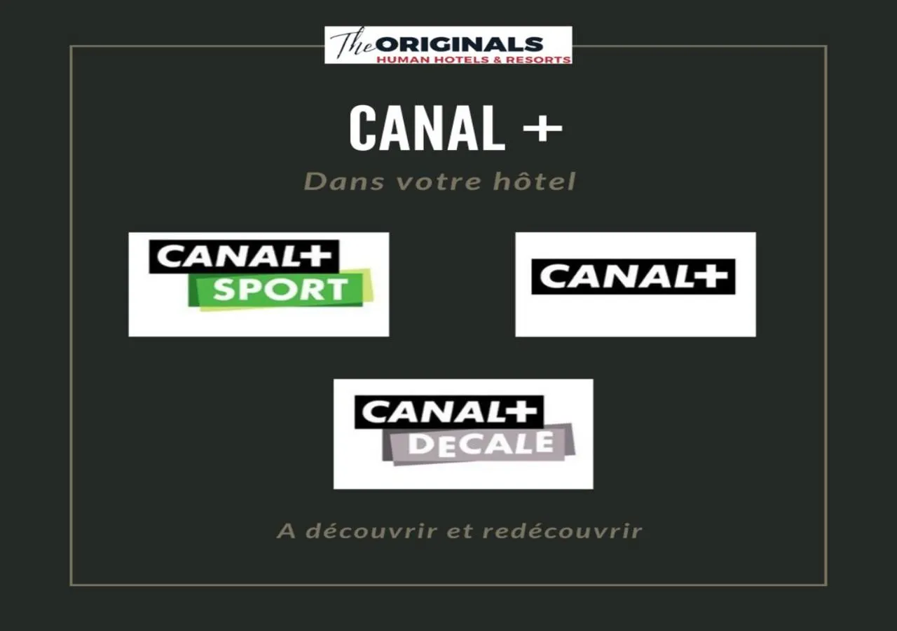 TV and multimedia, Floor Plan in The Originals City, Hotel Loval, Brest (Inter-Hotel)