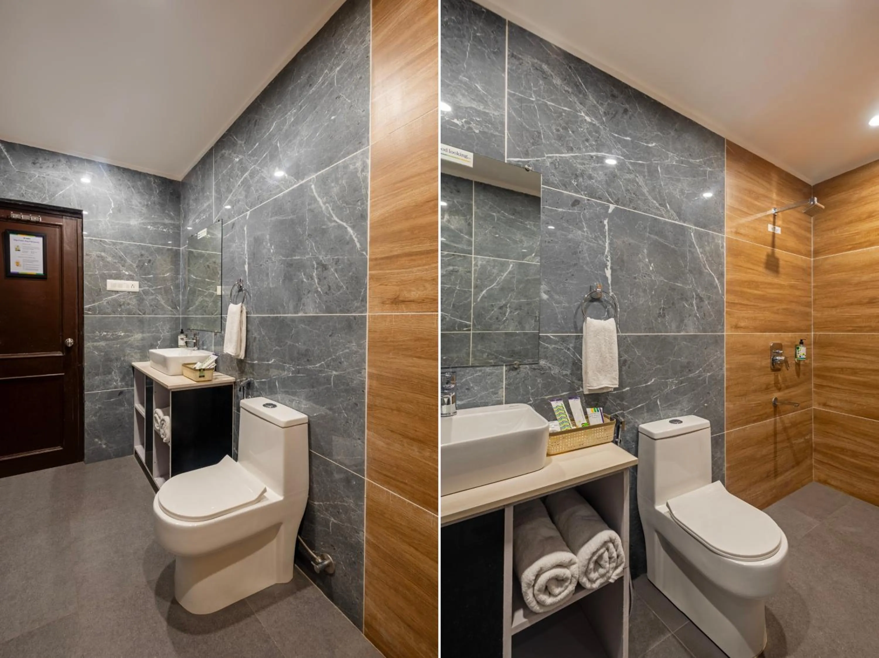 Bathroom in Treebo Lords Garden Glory With Centralised Heating