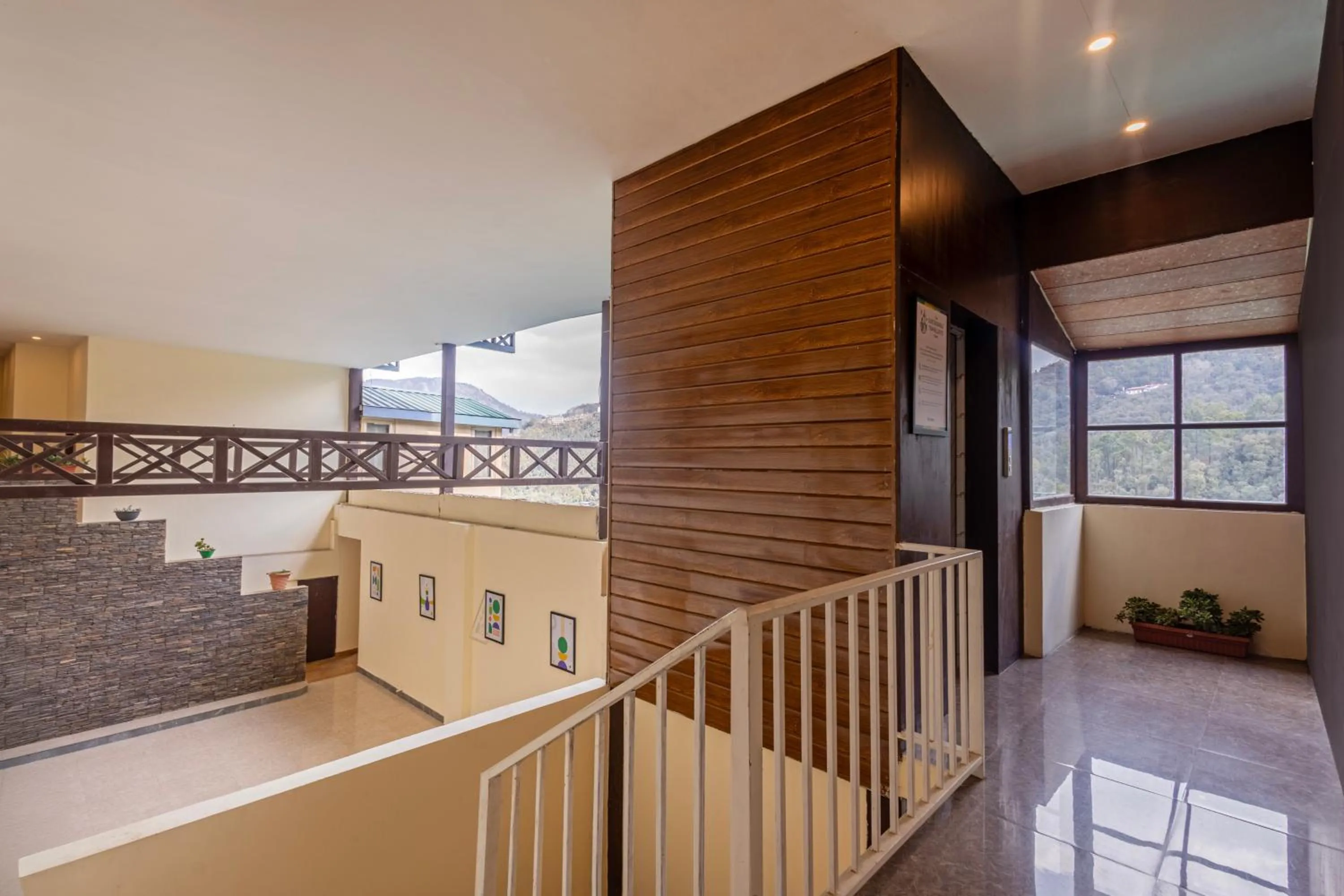 elevator in Treebo Lords Garden Glory With Centralised Heating