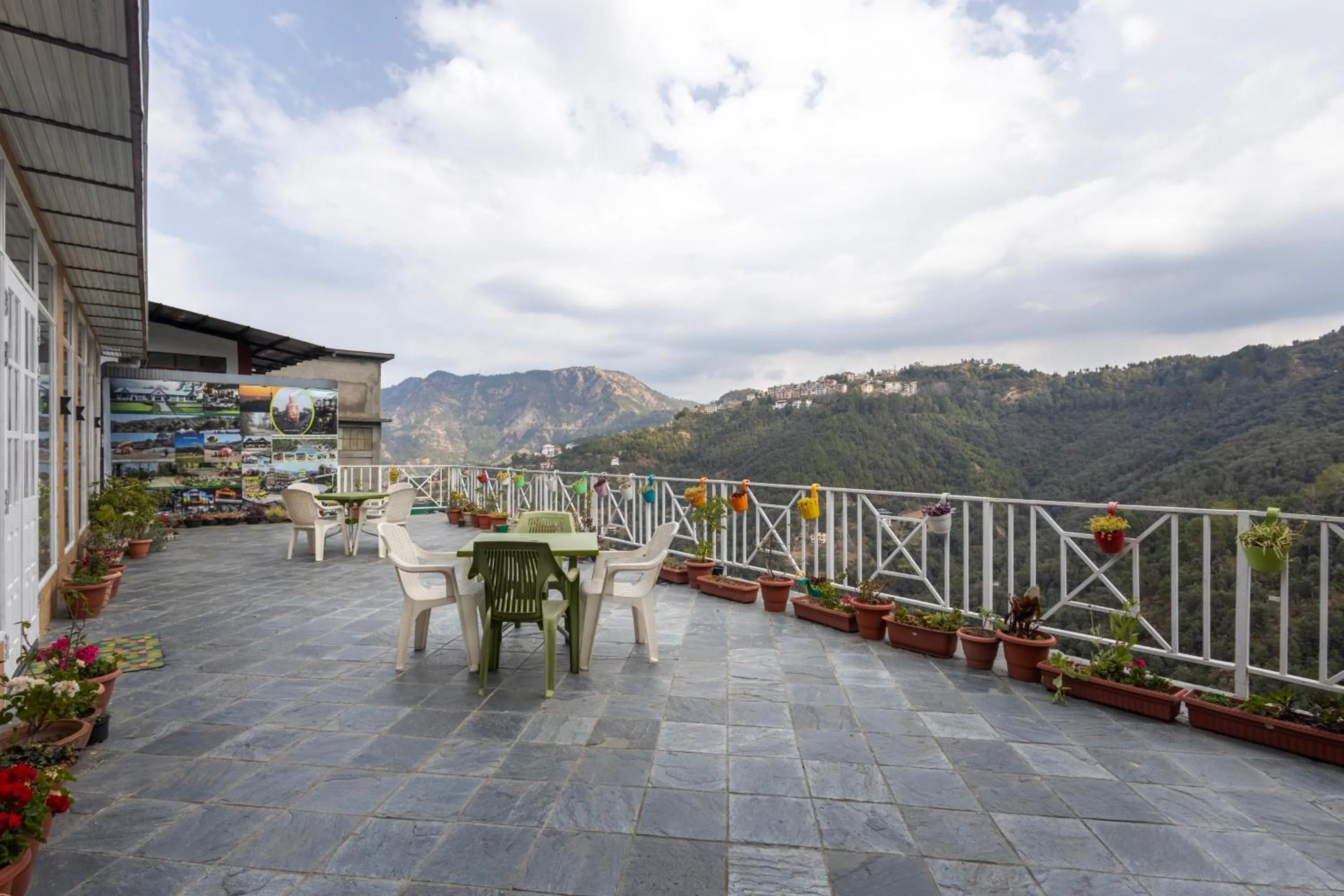 Patio in Treebo Lords Garden Glory With Centralised Heating