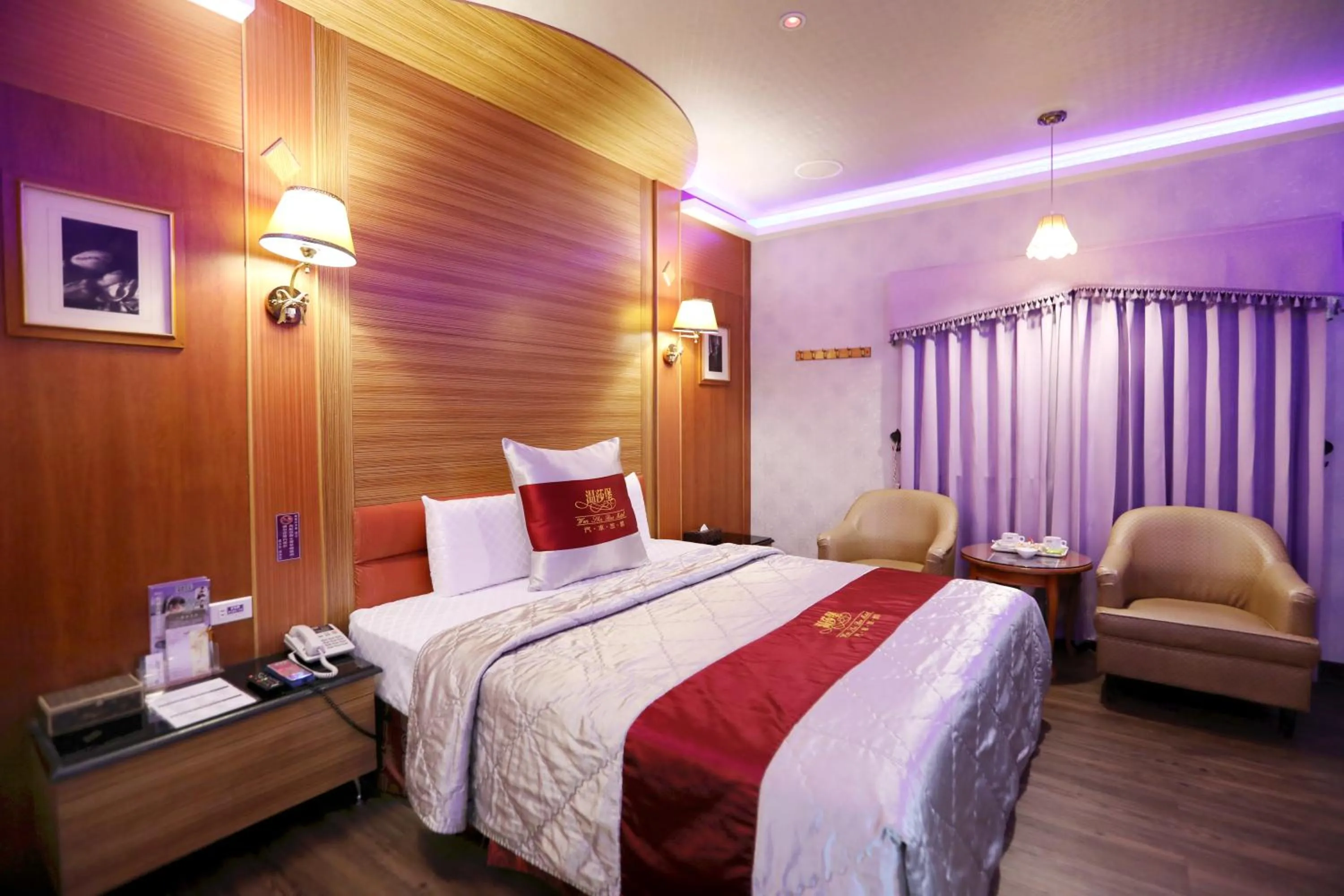 Bed in Wen Sha Bao Motel-Xinying