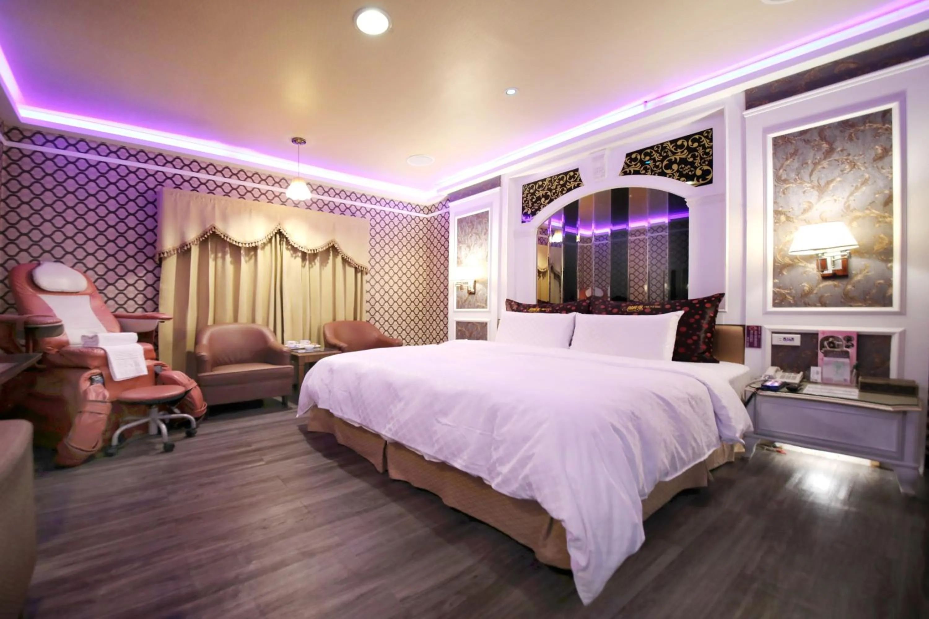 Bed in Wen Sha Bao Motel-Xinying