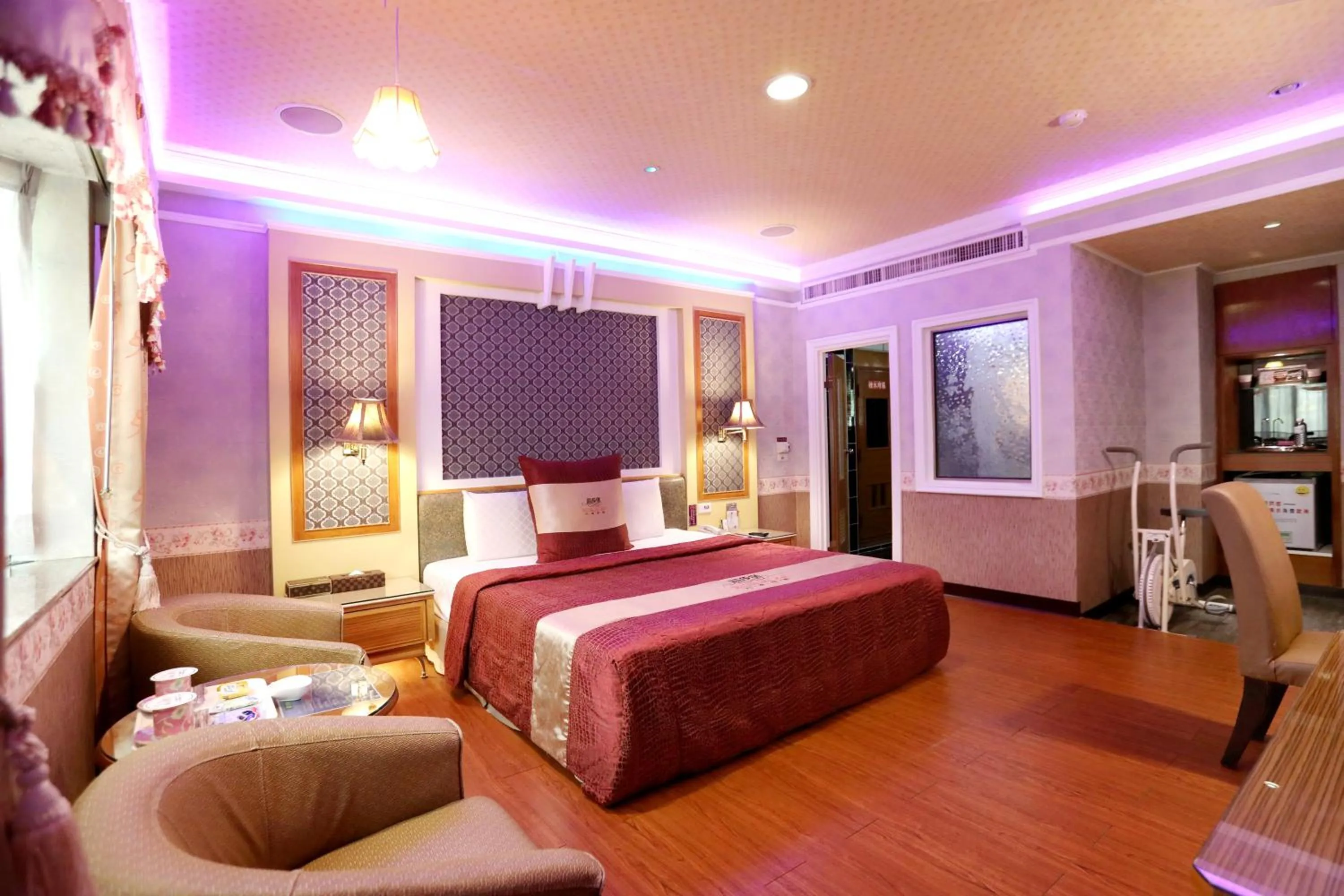 Bed in Wen Sha Bao Motel-Xinying