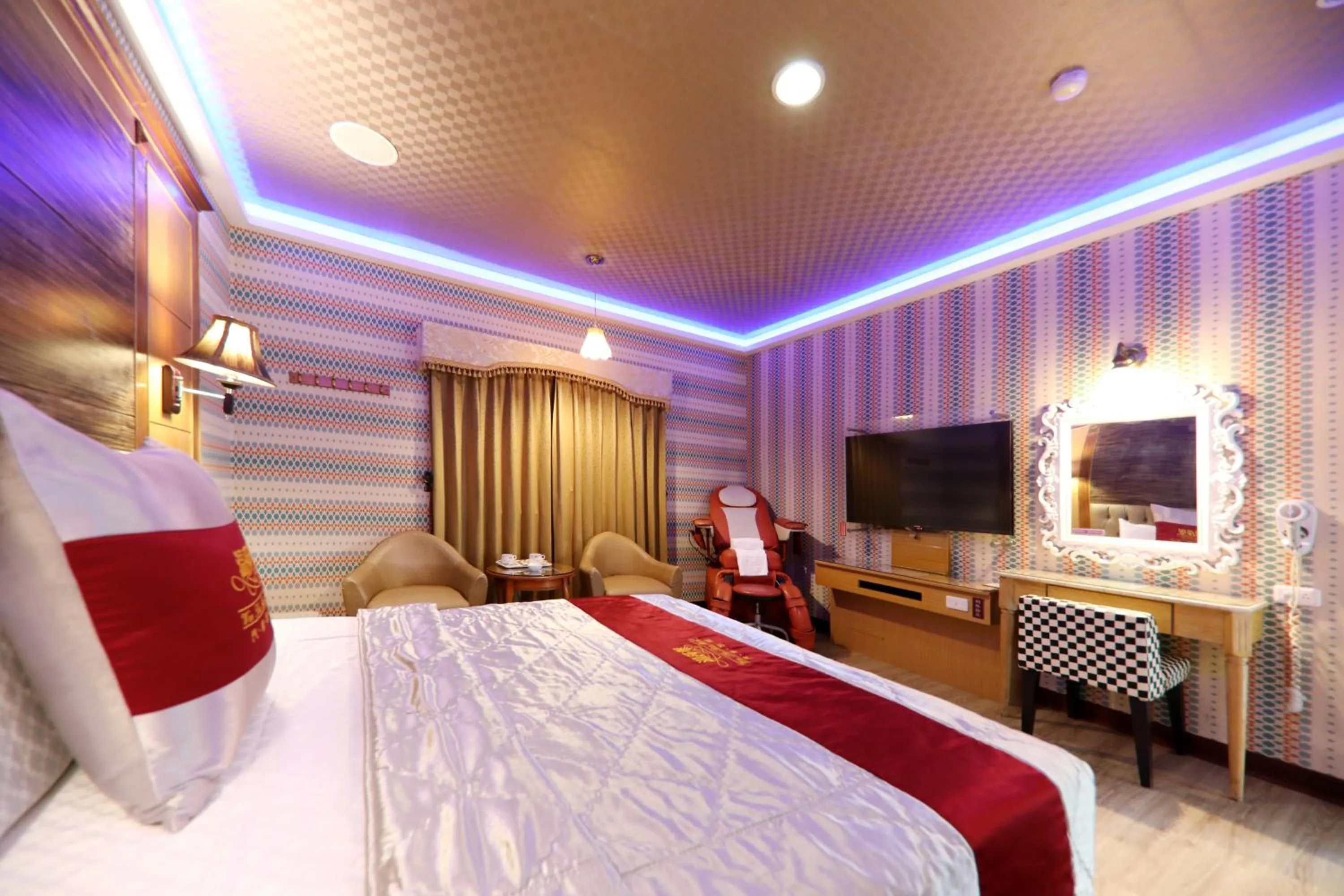 Bed in Wen Sha Bao Motel-Xinying