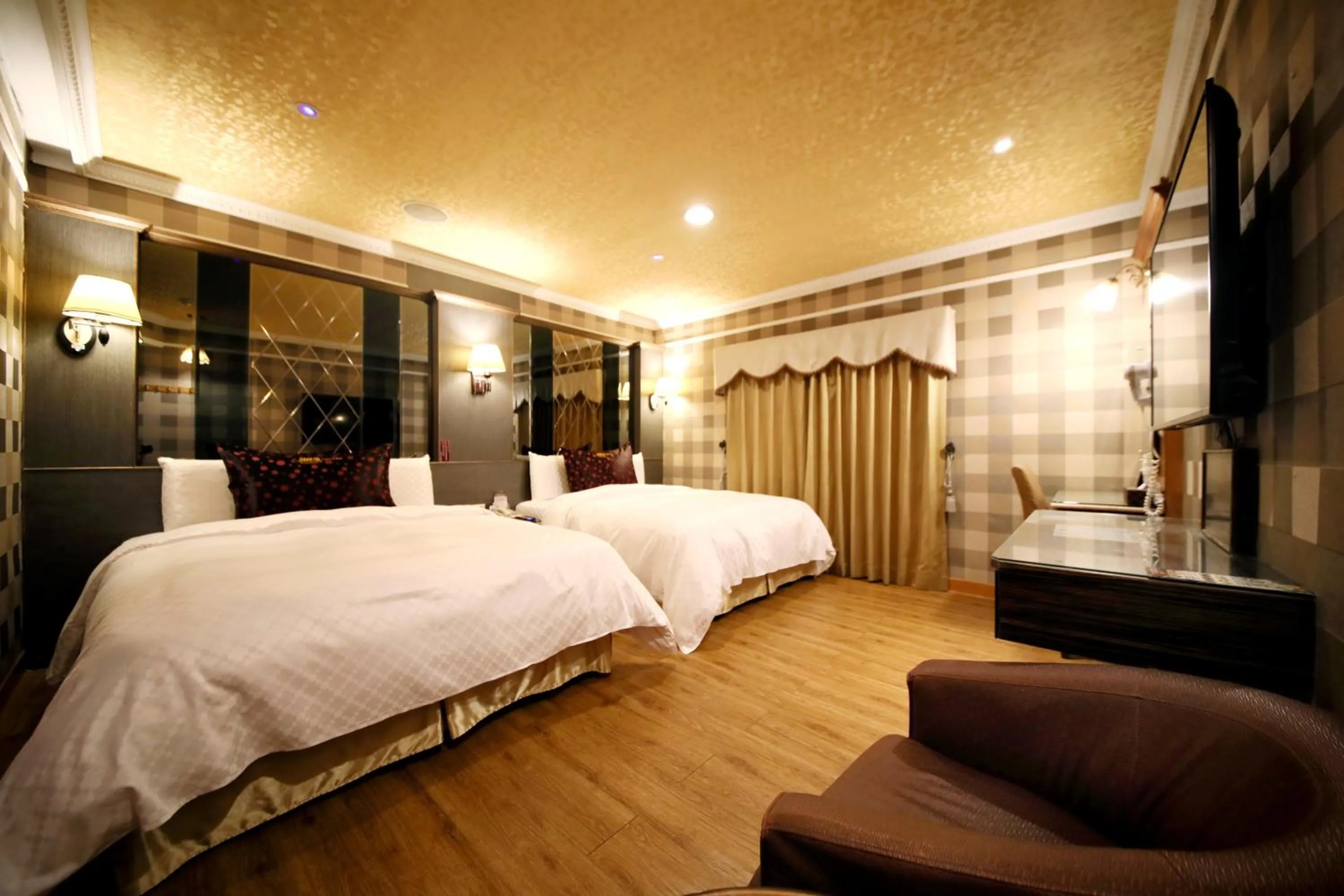 Bed in Wen Sha Bao Motel-Xinying