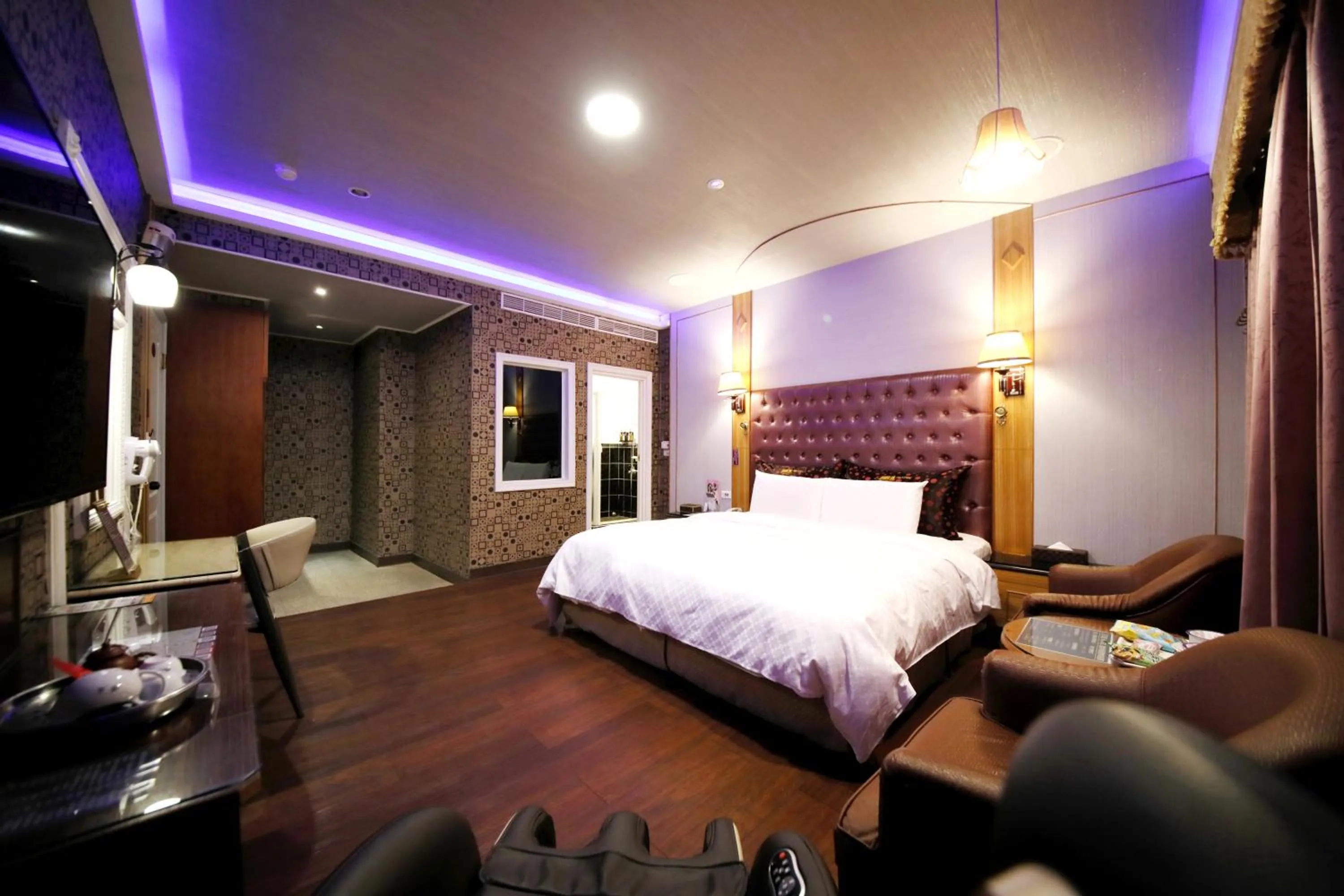 Bed in Wen Sha Bao Motel-Xinying