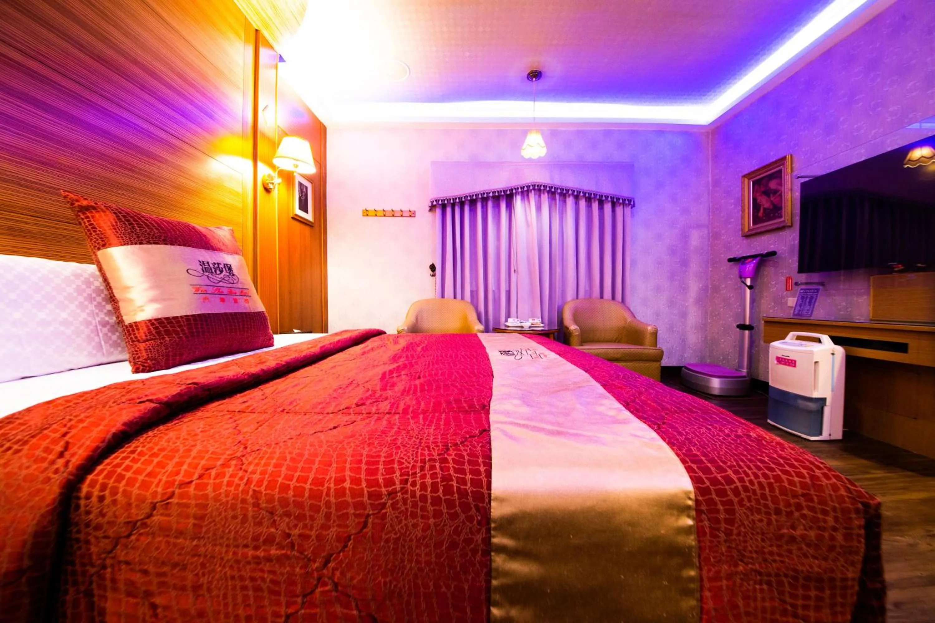 Bed in Wen Sha Bao Motel-Xinying