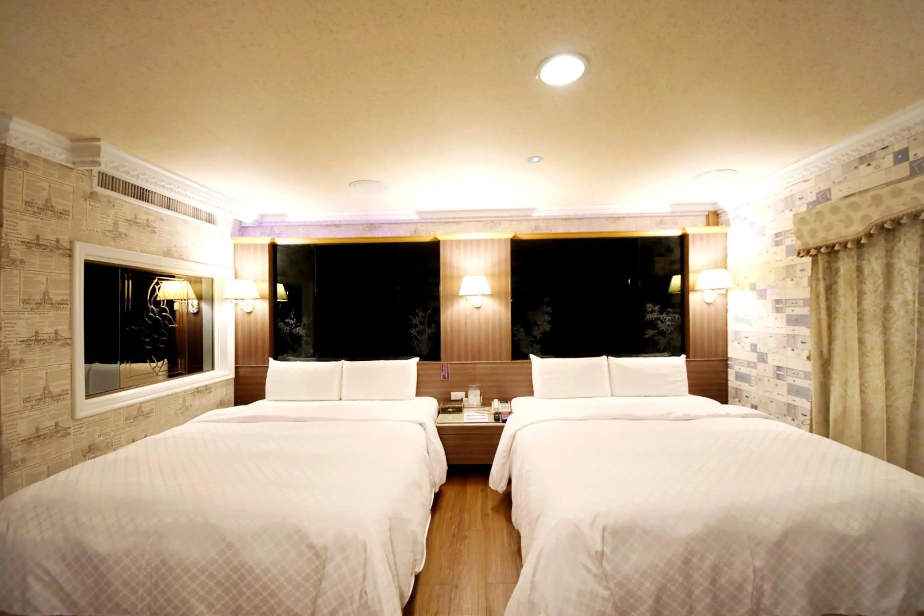 Bed in Wen Sha Bao Motel-Xinying