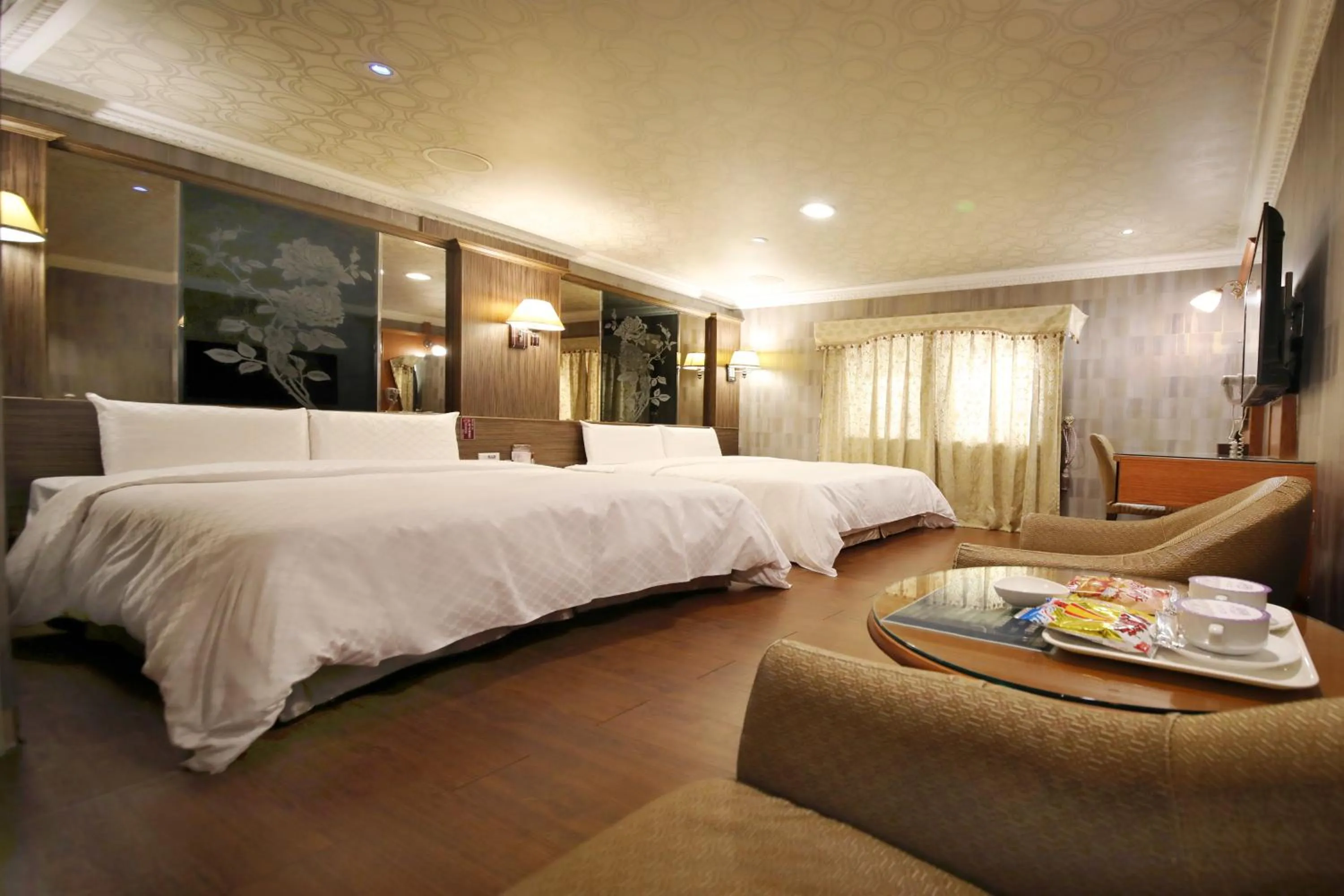 Bed in Wen Sha Bao Motel-Xinying