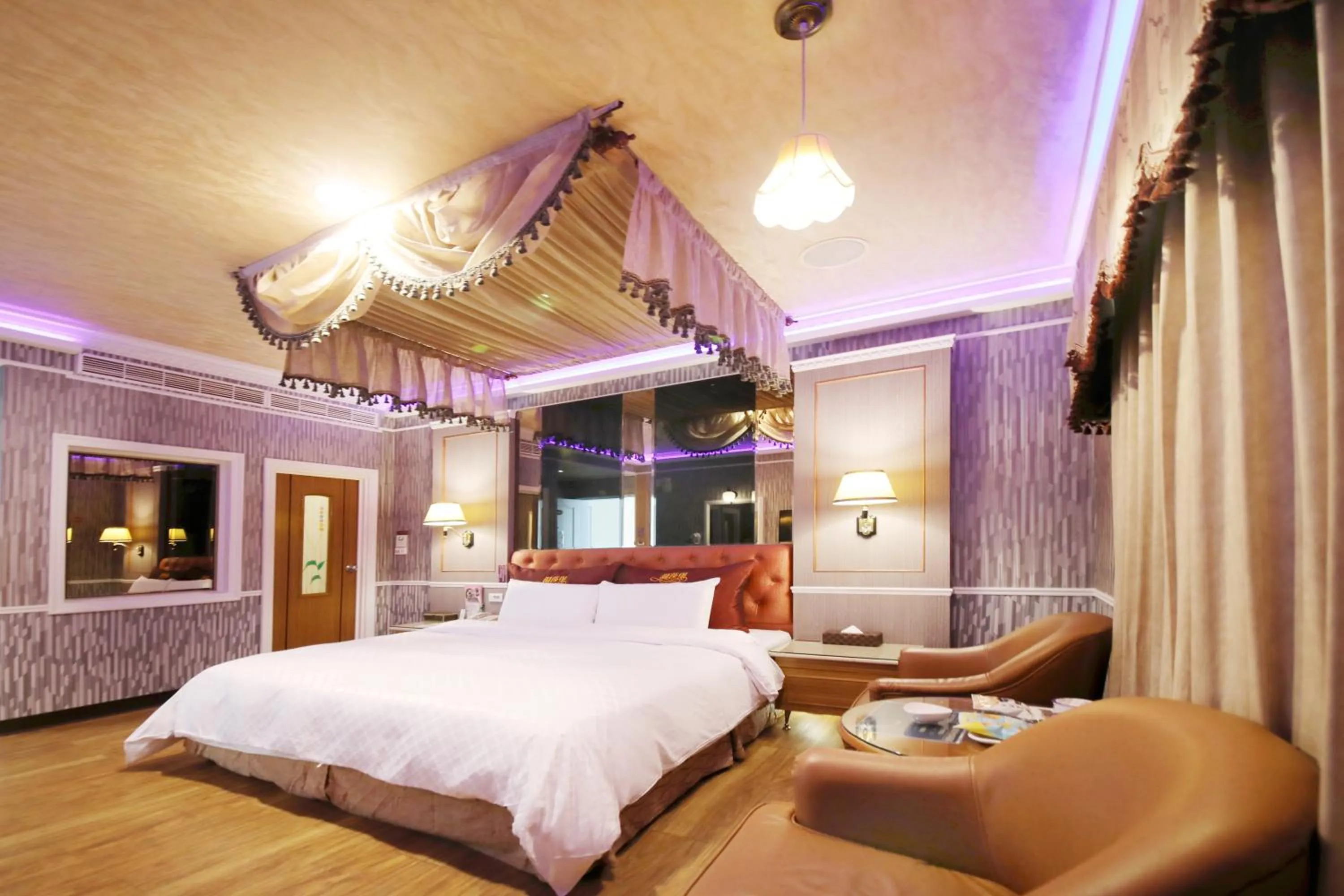 Bed in Wen Sha Bao Motel-Xinying