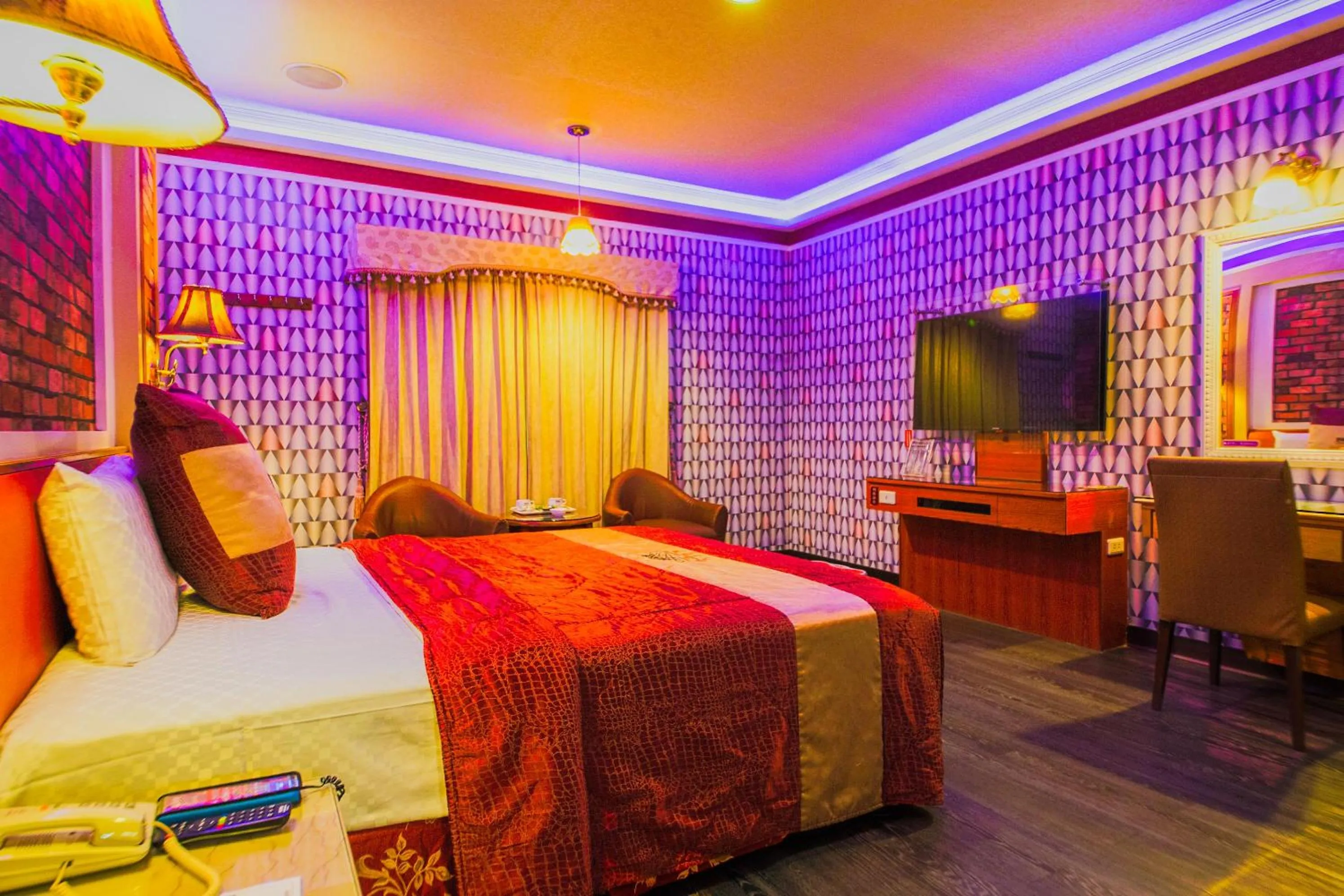 Bed in Wen Sha Bao Motel-Xinying