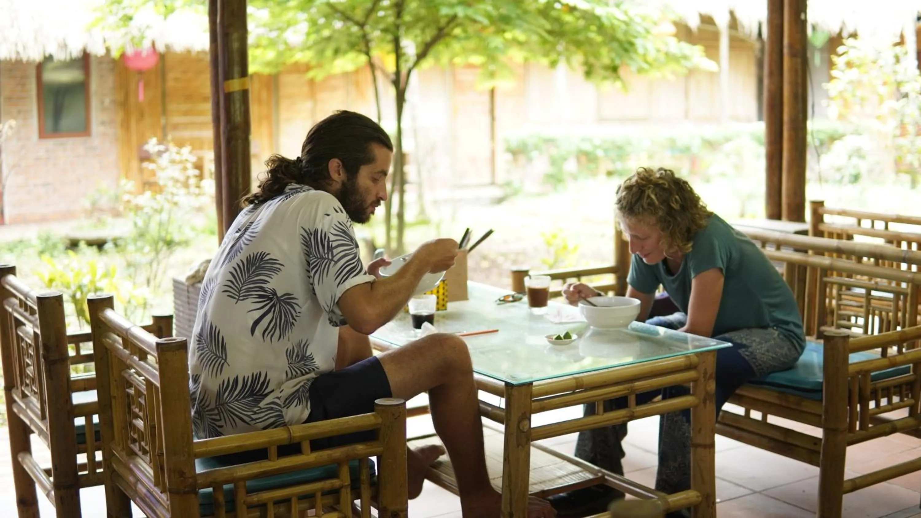 Restaurant/places to eat in Quoc Khanh Bamboo Homestay