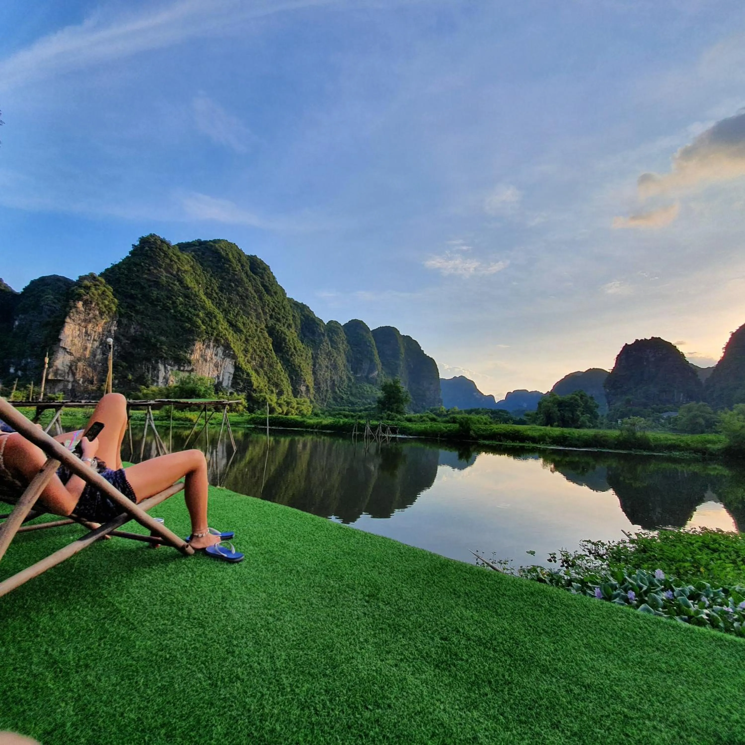 Natural landscape in Quoc Khanh Bamboo Homestay