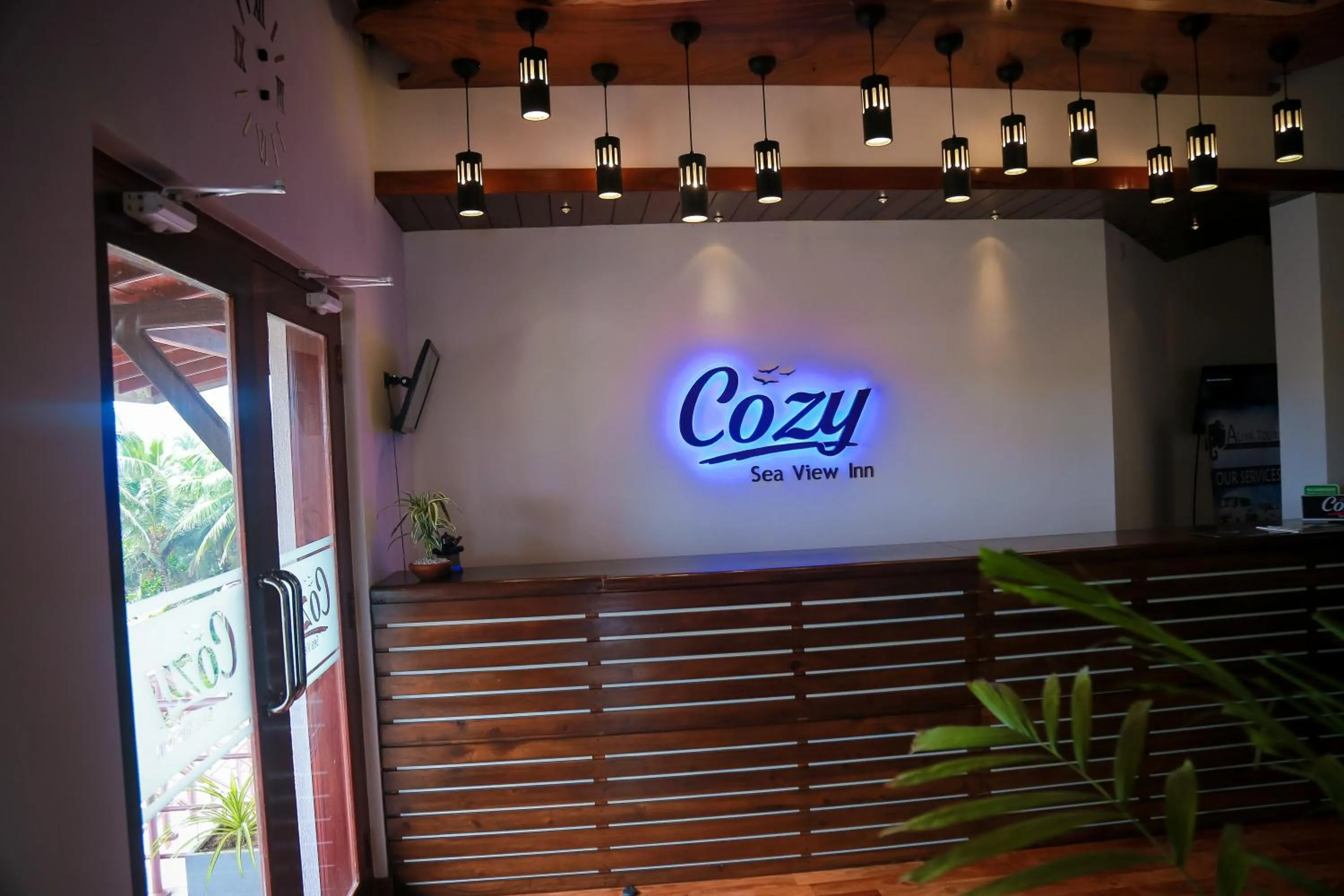 Lobby or reception in Cozy Sea view Inn