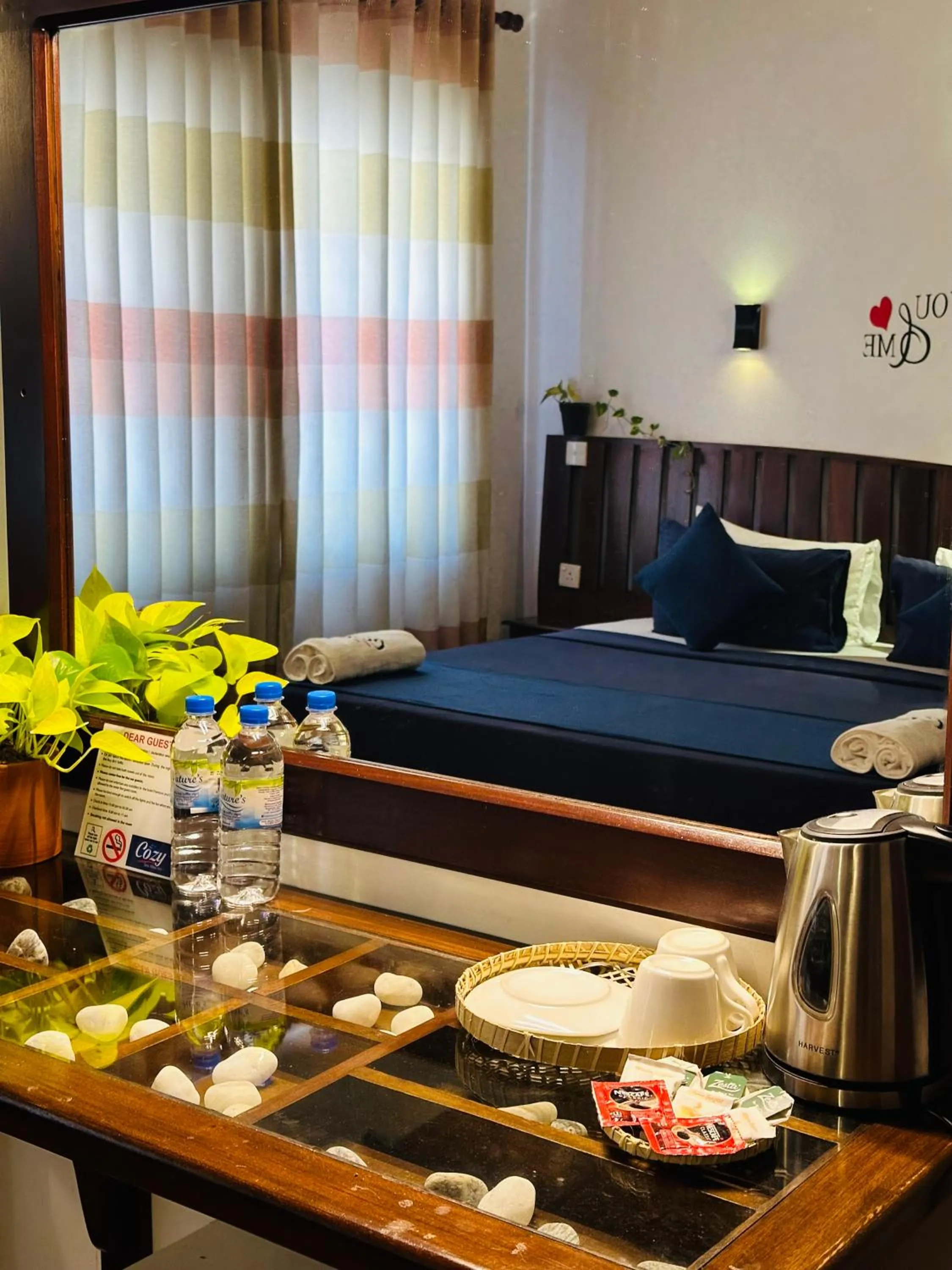 Bed in Cozy Sea view Inn