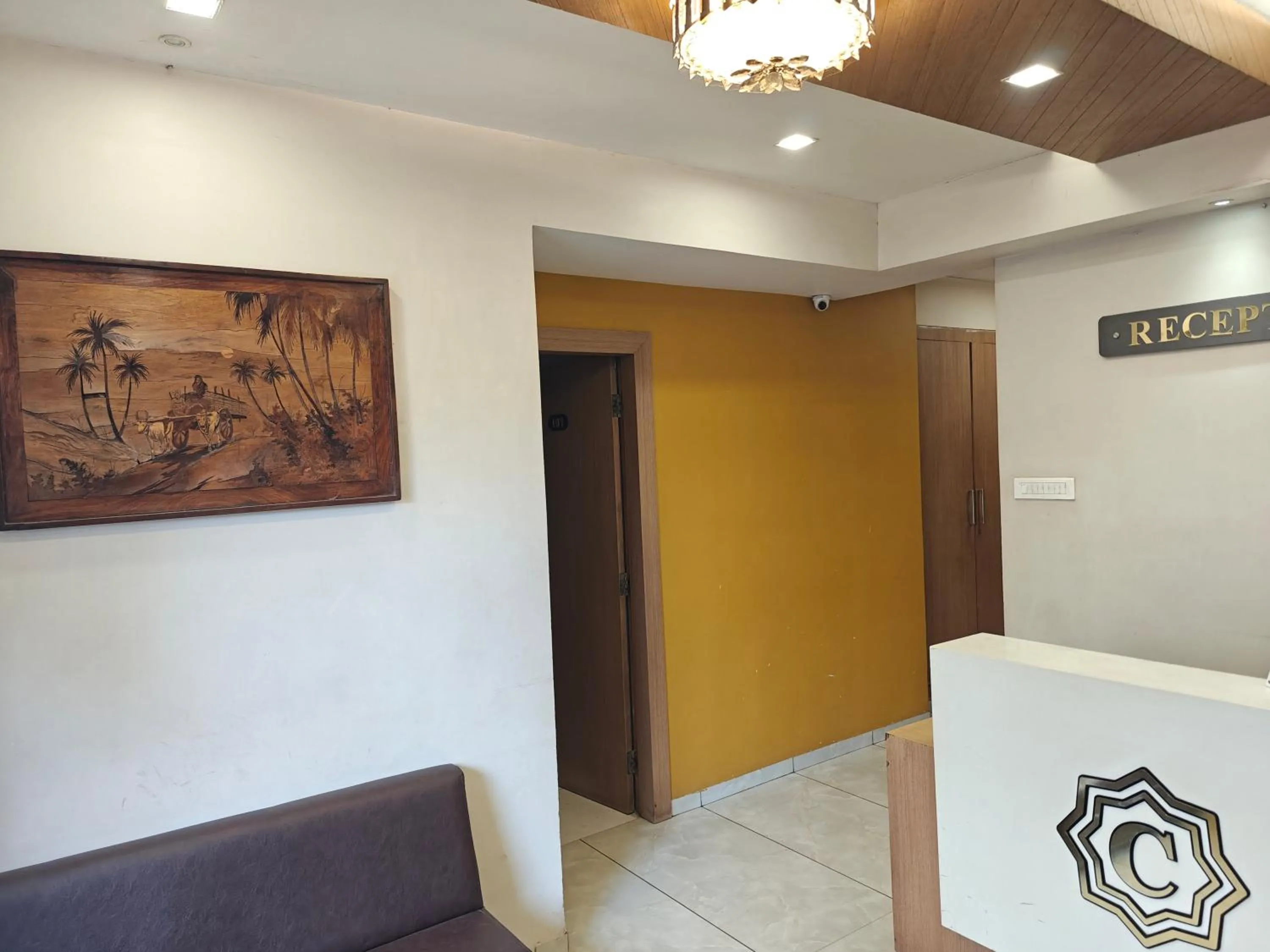 Lobby or reception in Central Inn, Kolhapur