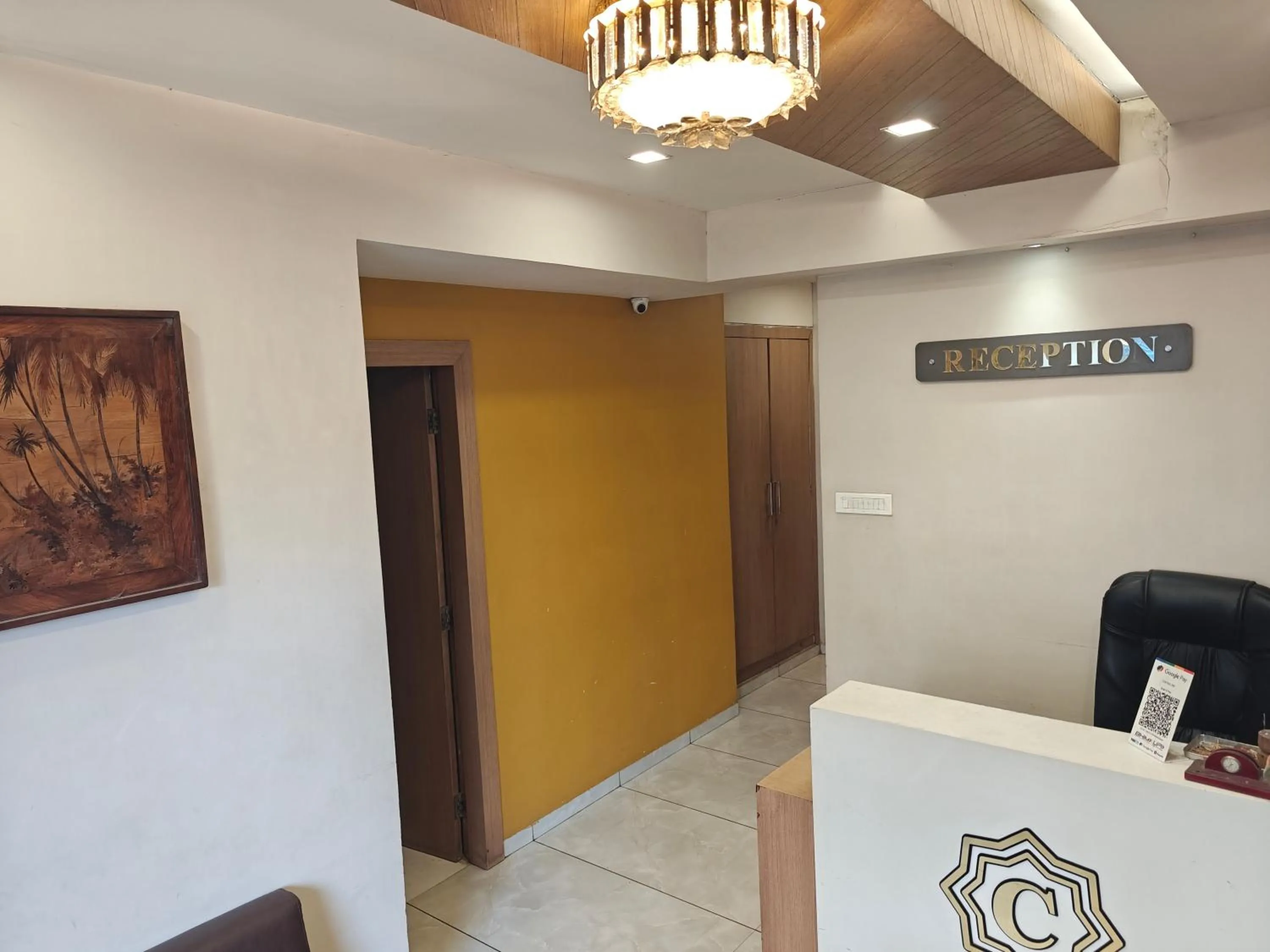 Lobby or reception in Central Inn, Kolhapur