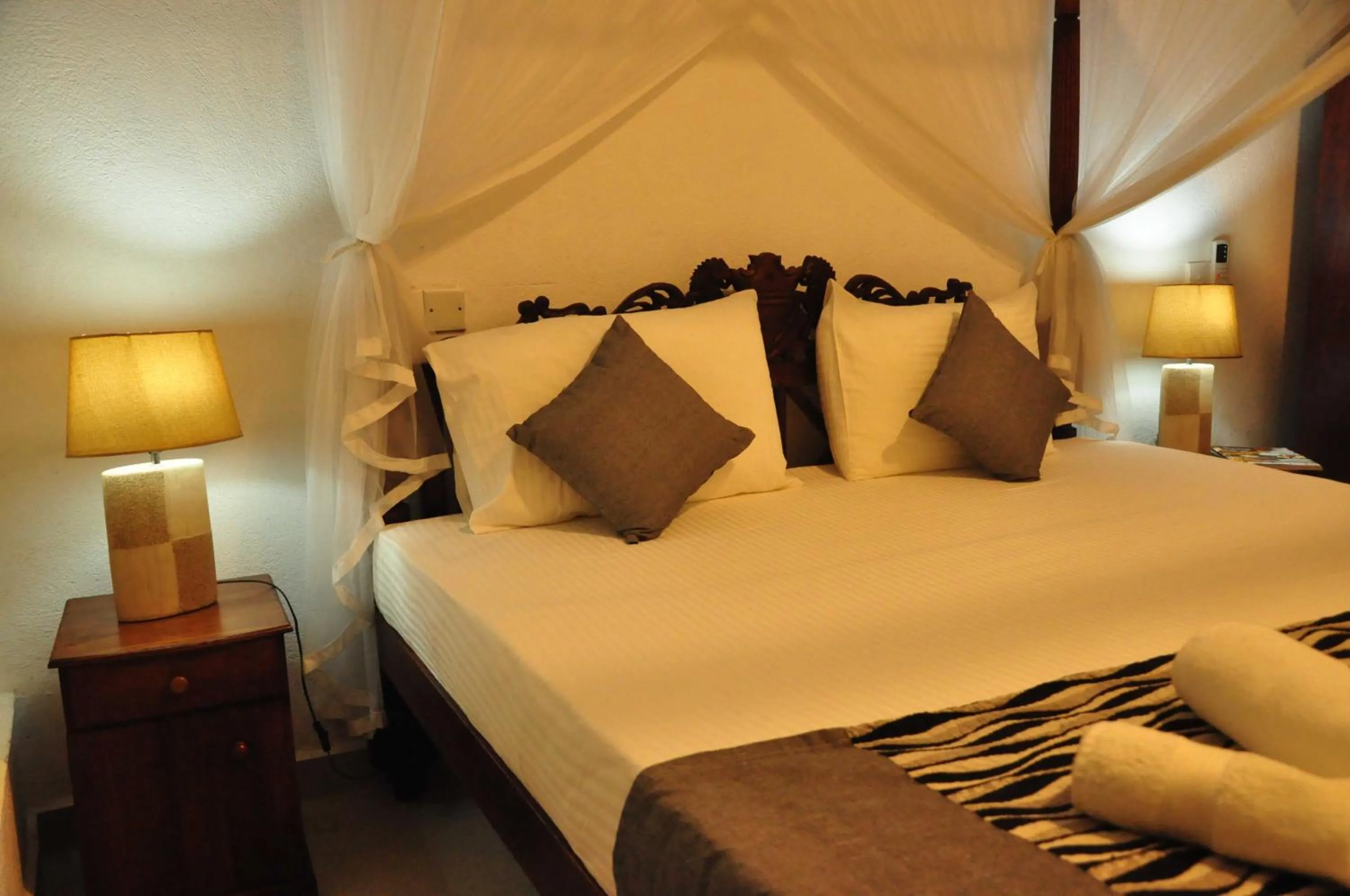 Bed in El Corazon De Hikkaduwa