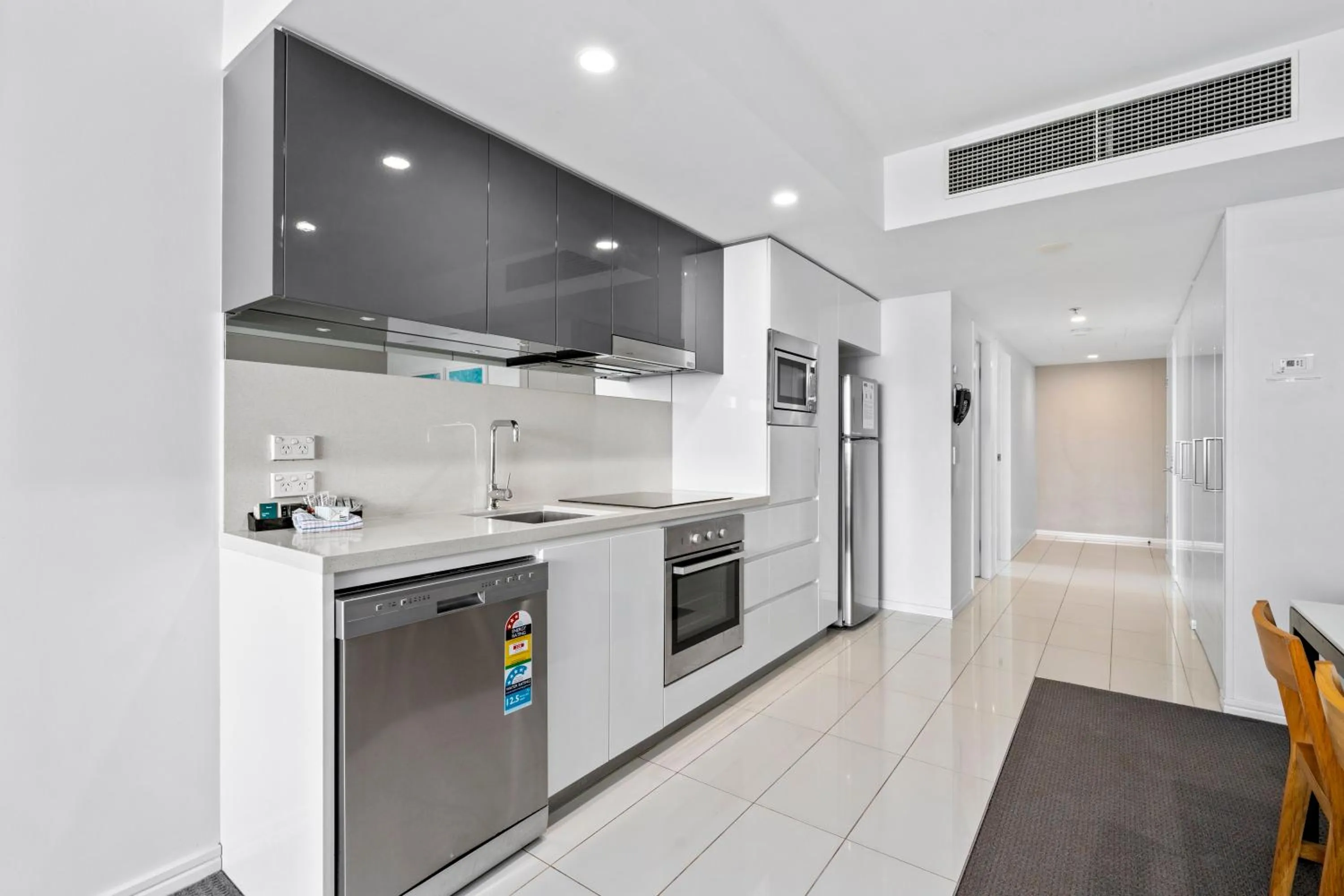 kitchen in Orchid Residences - HR Surfers Paradise