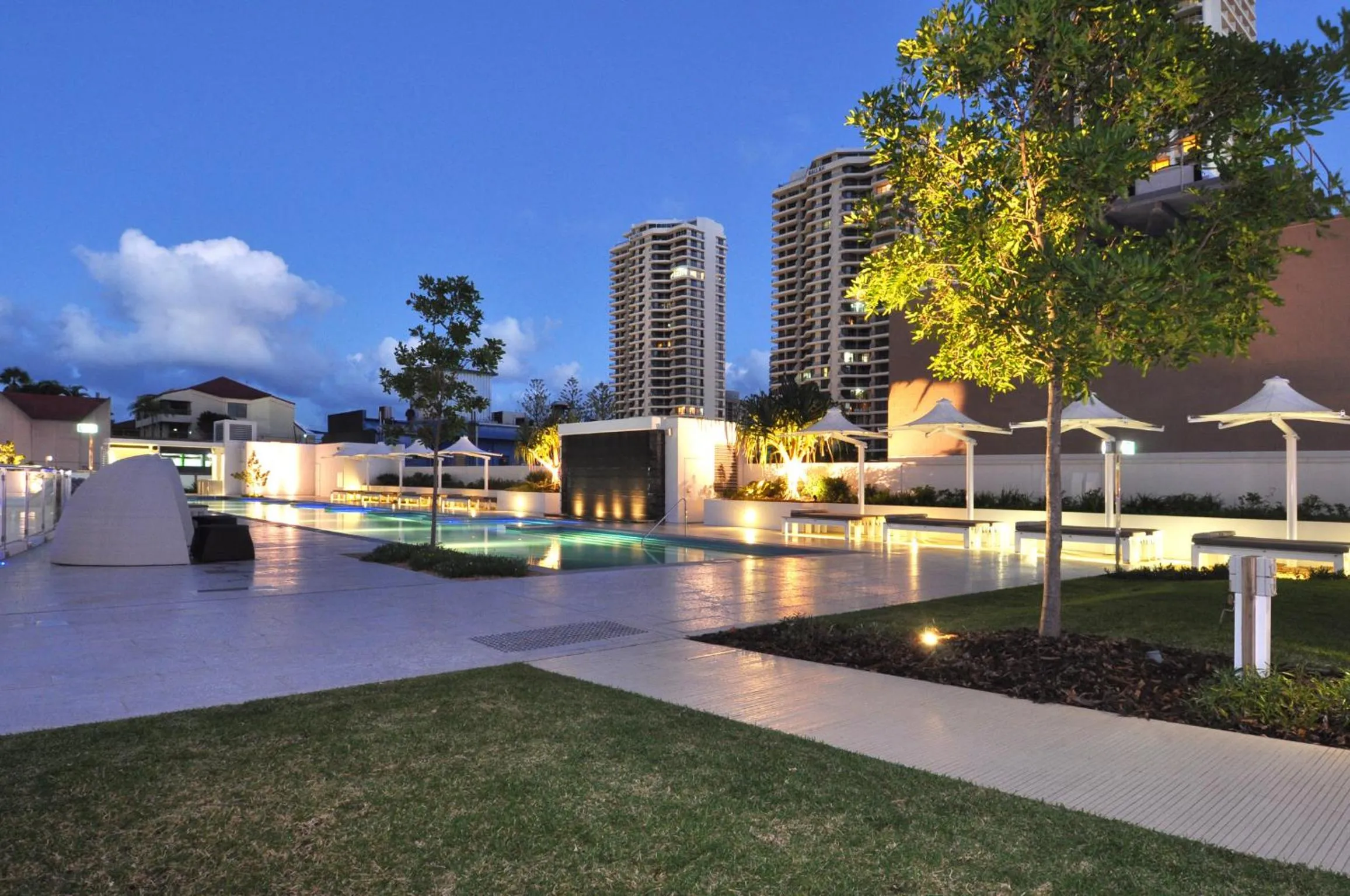 Swimming pool in Orchid Residences - HR Surfers Paradise