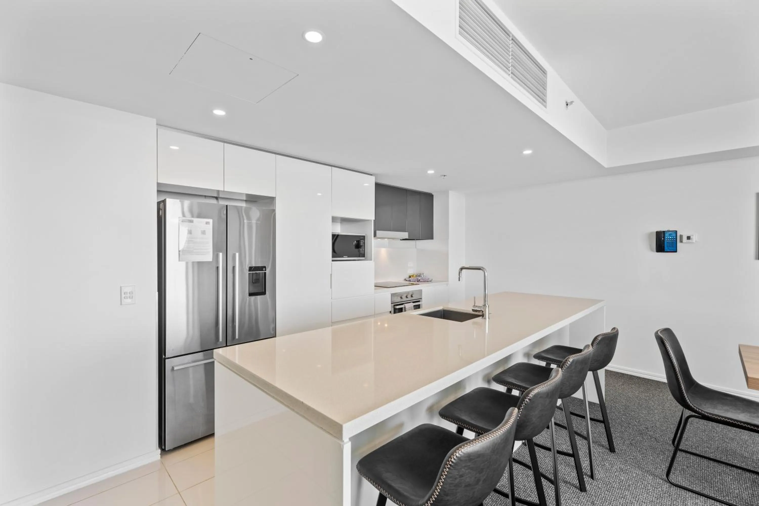 kitchen in Orchid Residences - HR Surfers Paradise