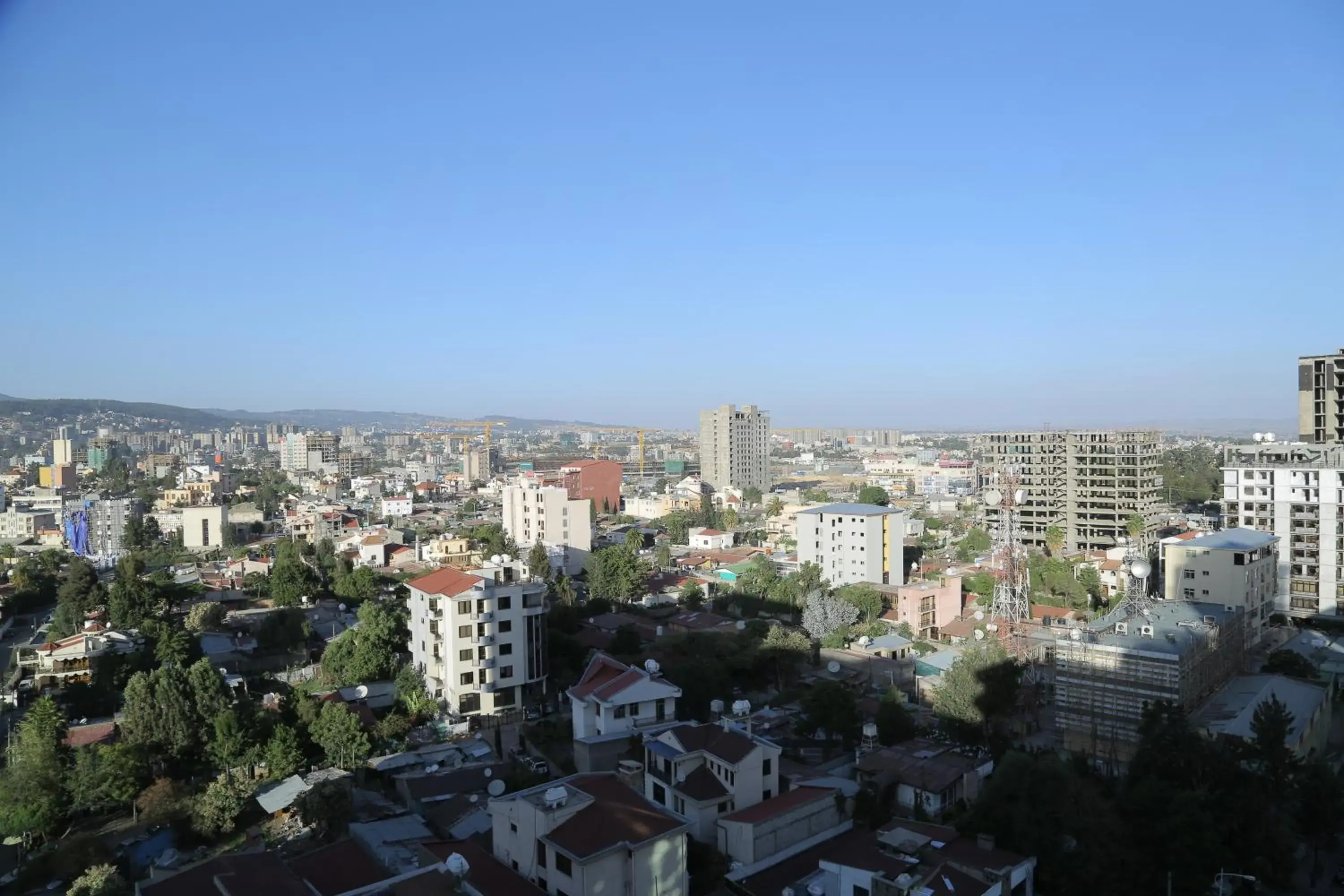 City view in Sapphire Addis City view in Sapphire Addis