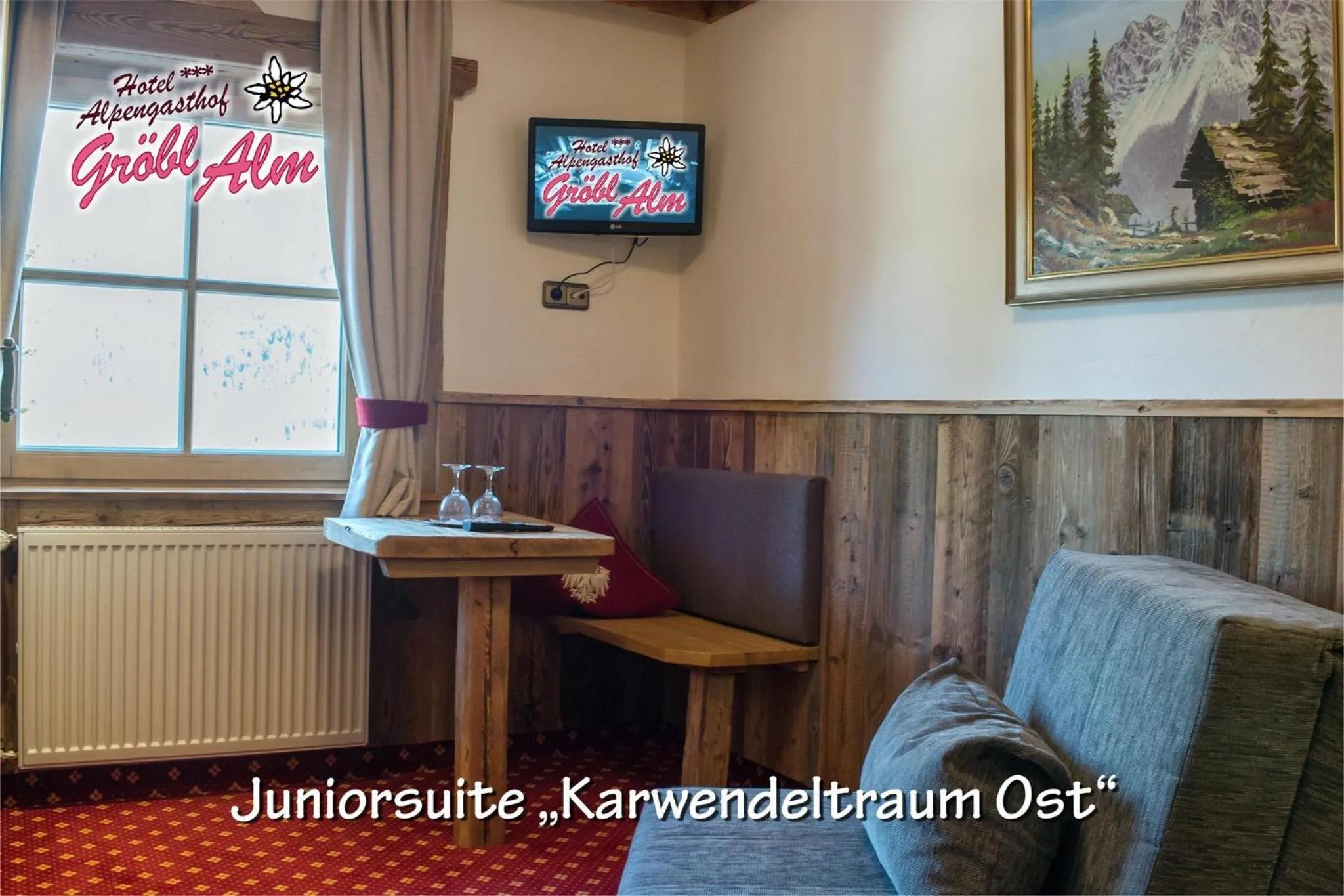 Photo of the whole room in Gröbl-Alm