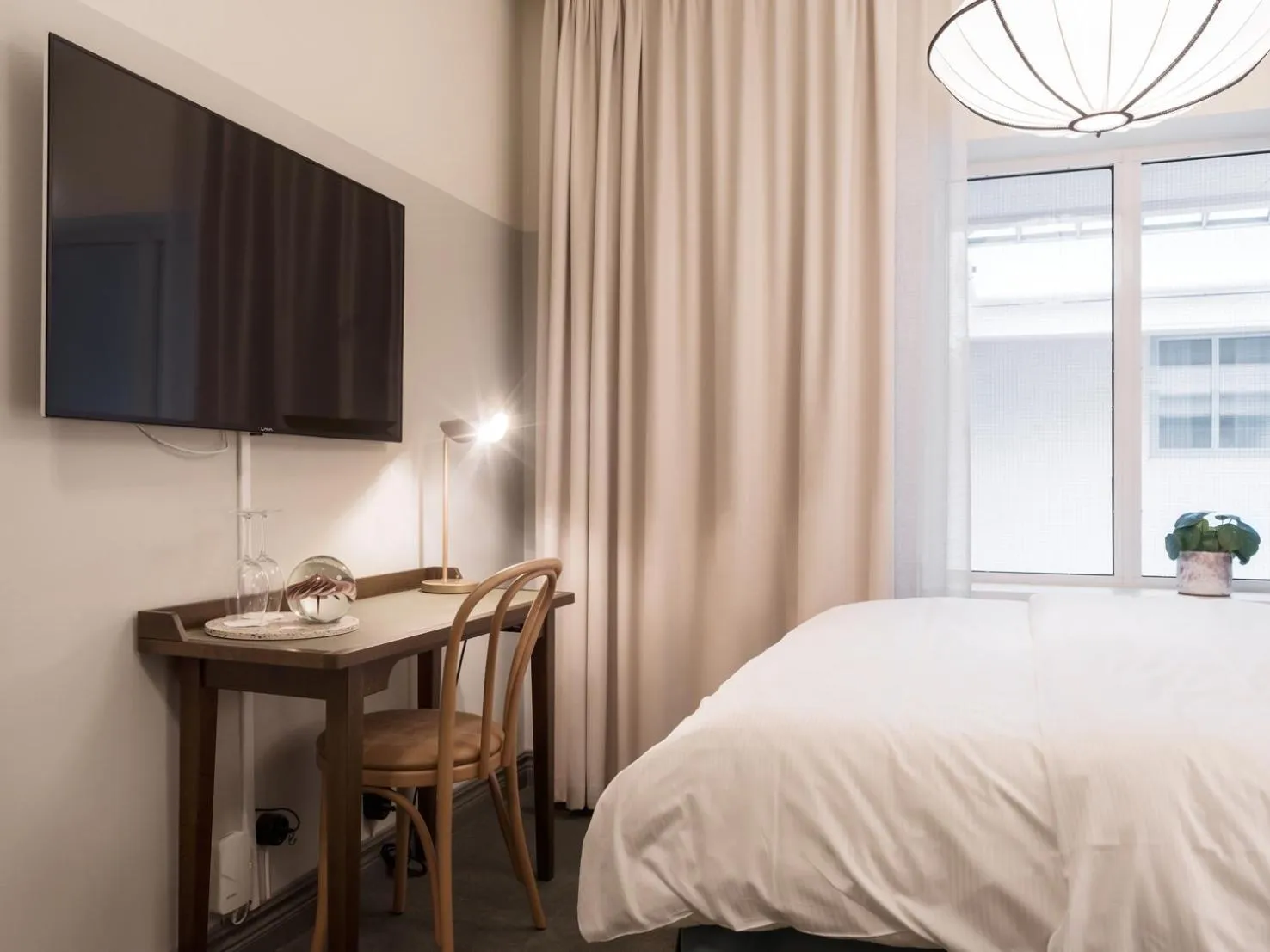 Bed in Elite Hotel Mårtenson