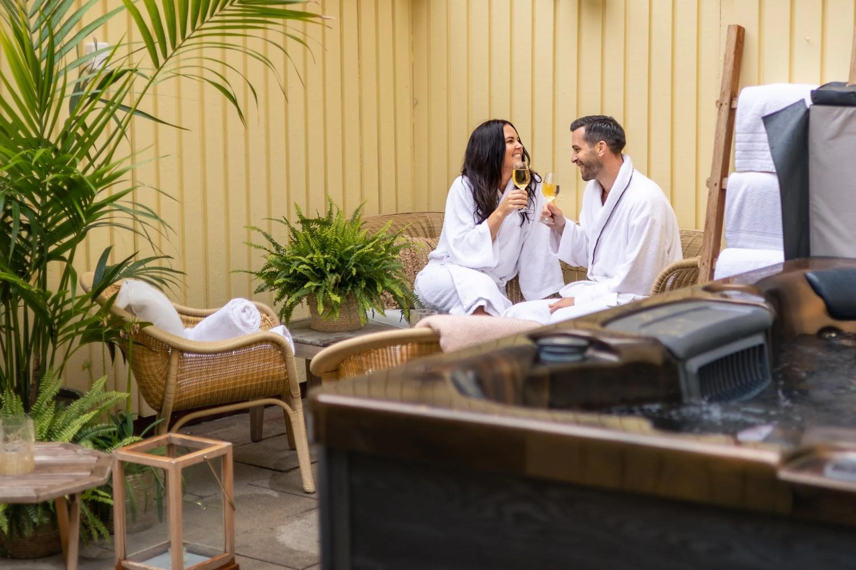 Hot Tub in Elite Hotel Mårtenson