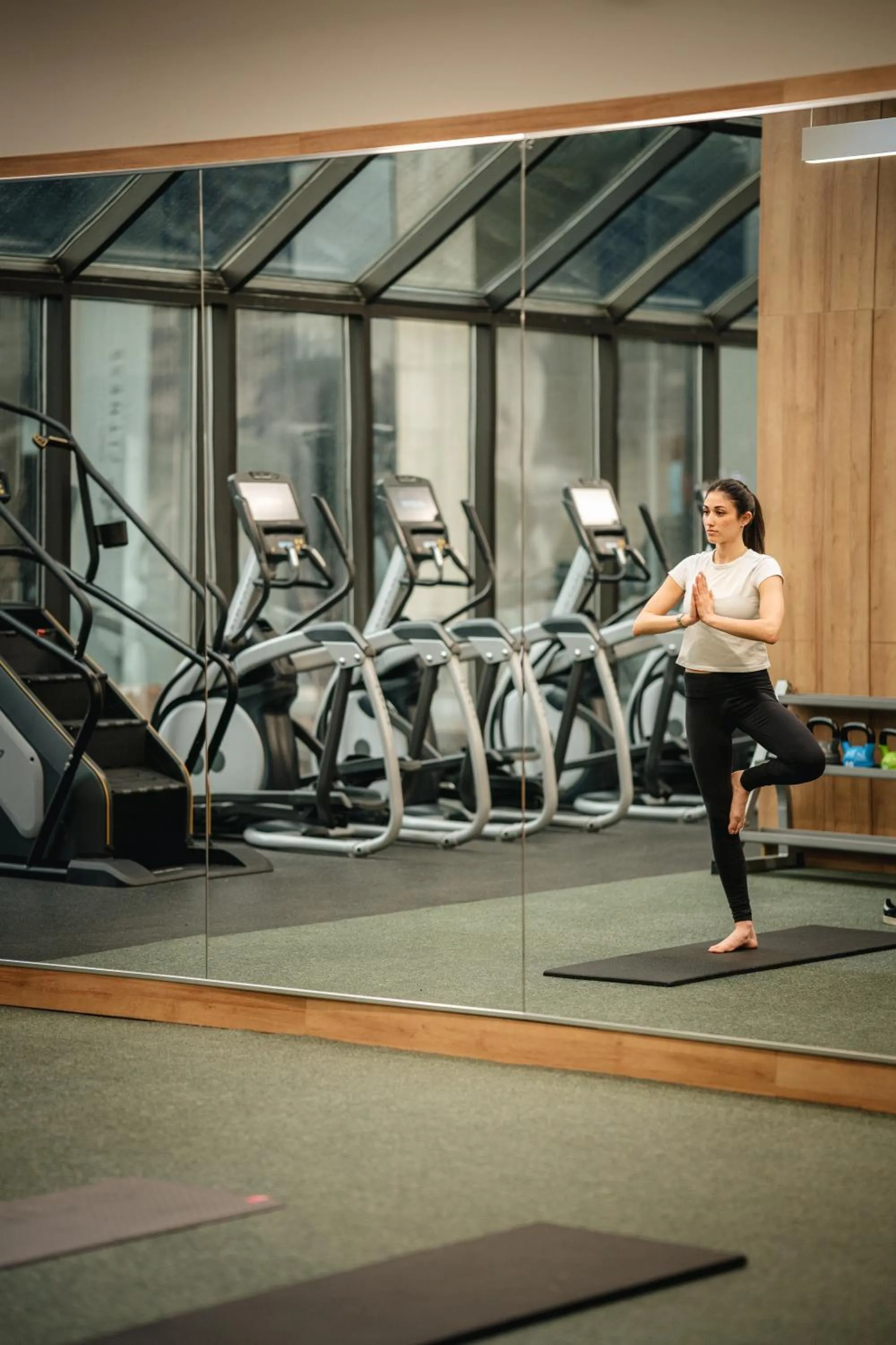 Fitness centre/facilities in Montreal Marriott Chateau Champlain