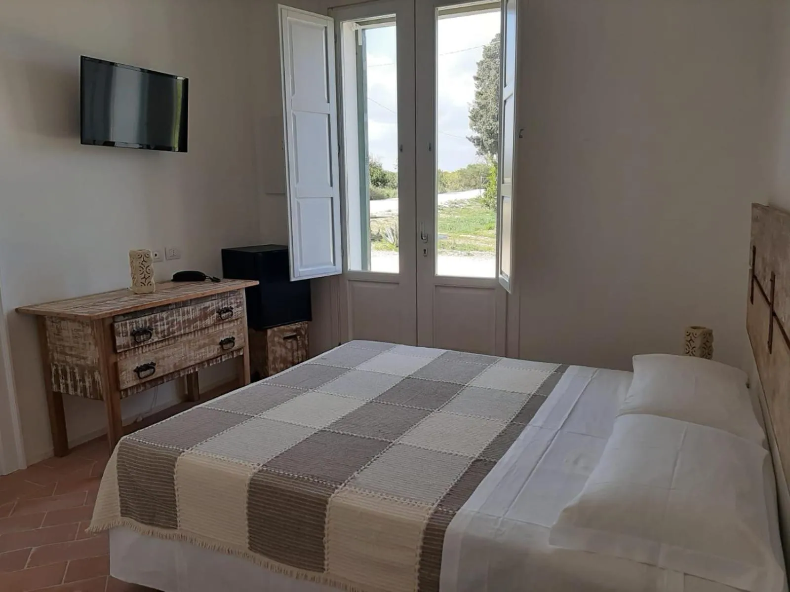 Bed in Agrumare Farm Holiday