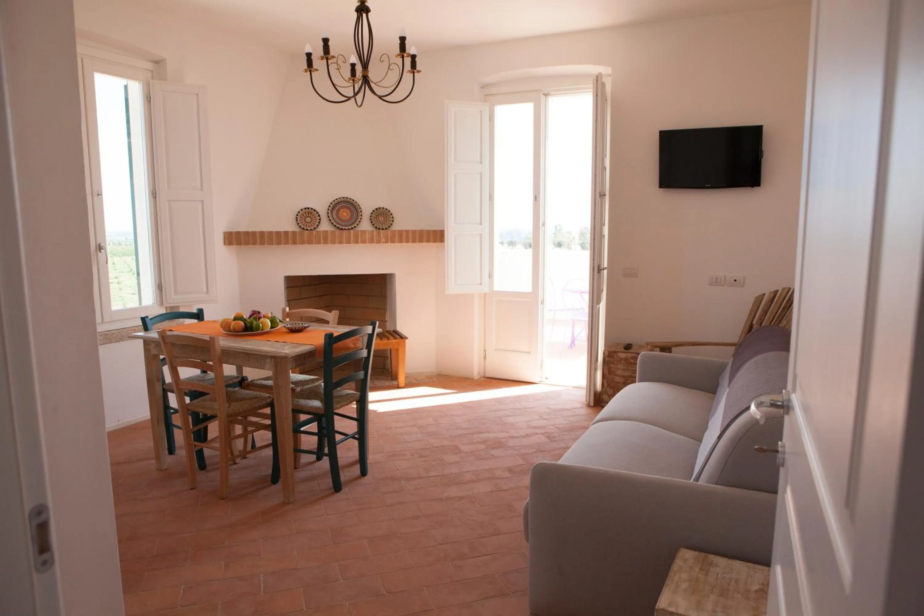 Living room in Agrumare Farm Holiday