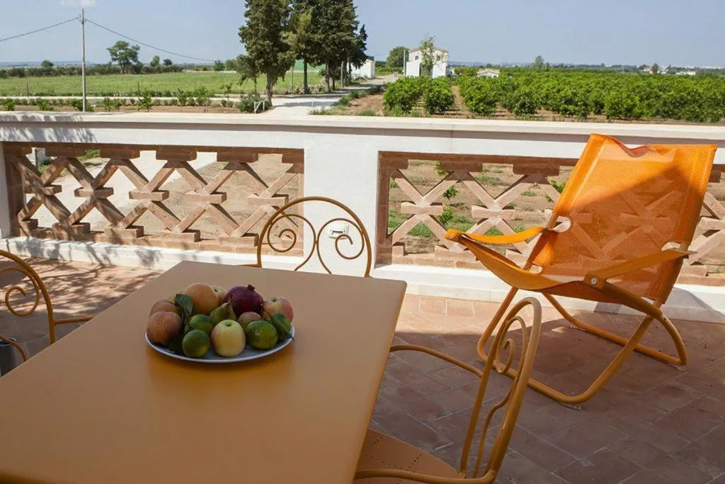 Balcony/Terrace in Agrumare Farm Holiday