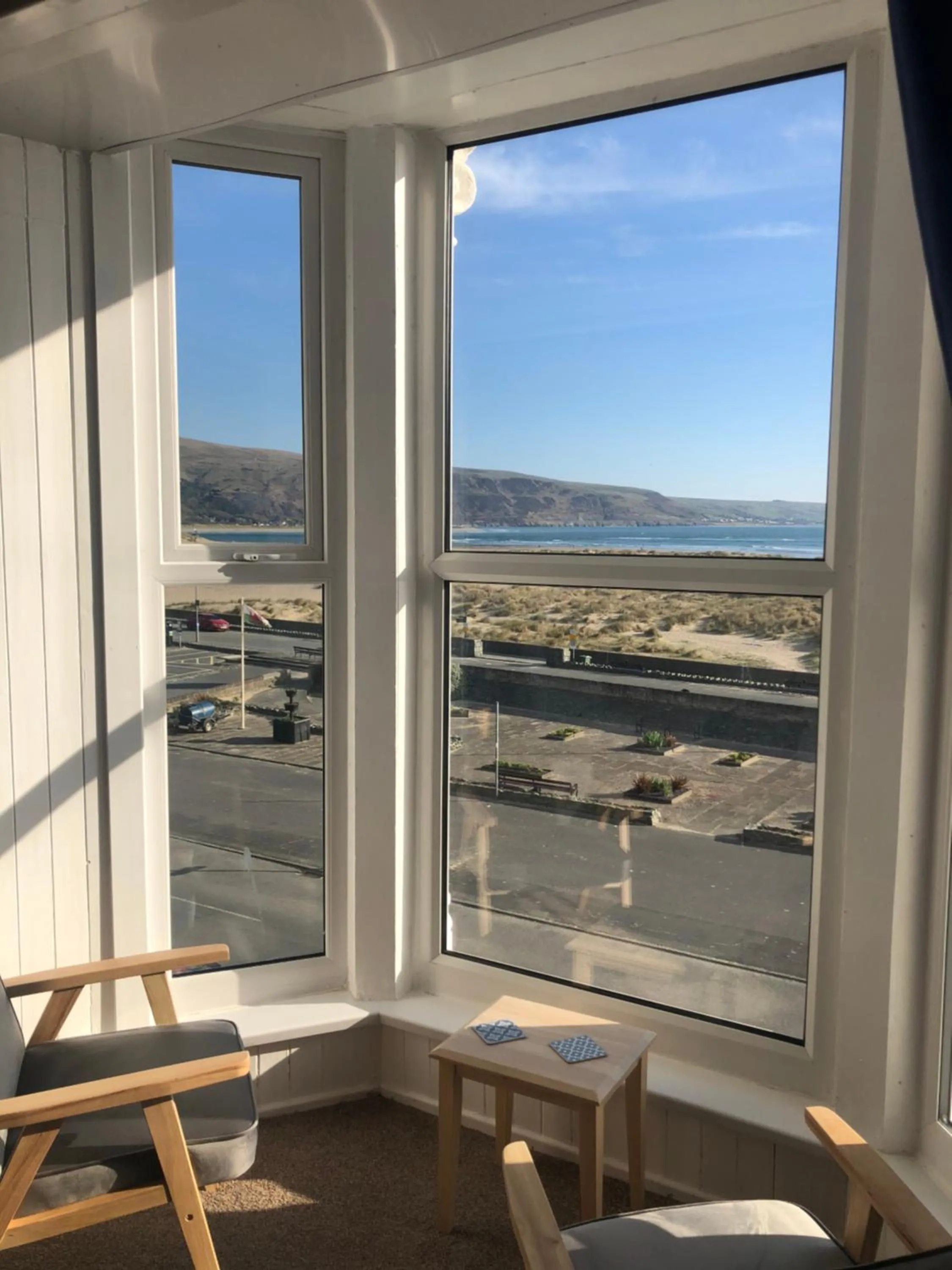 Sea view in Leamington House