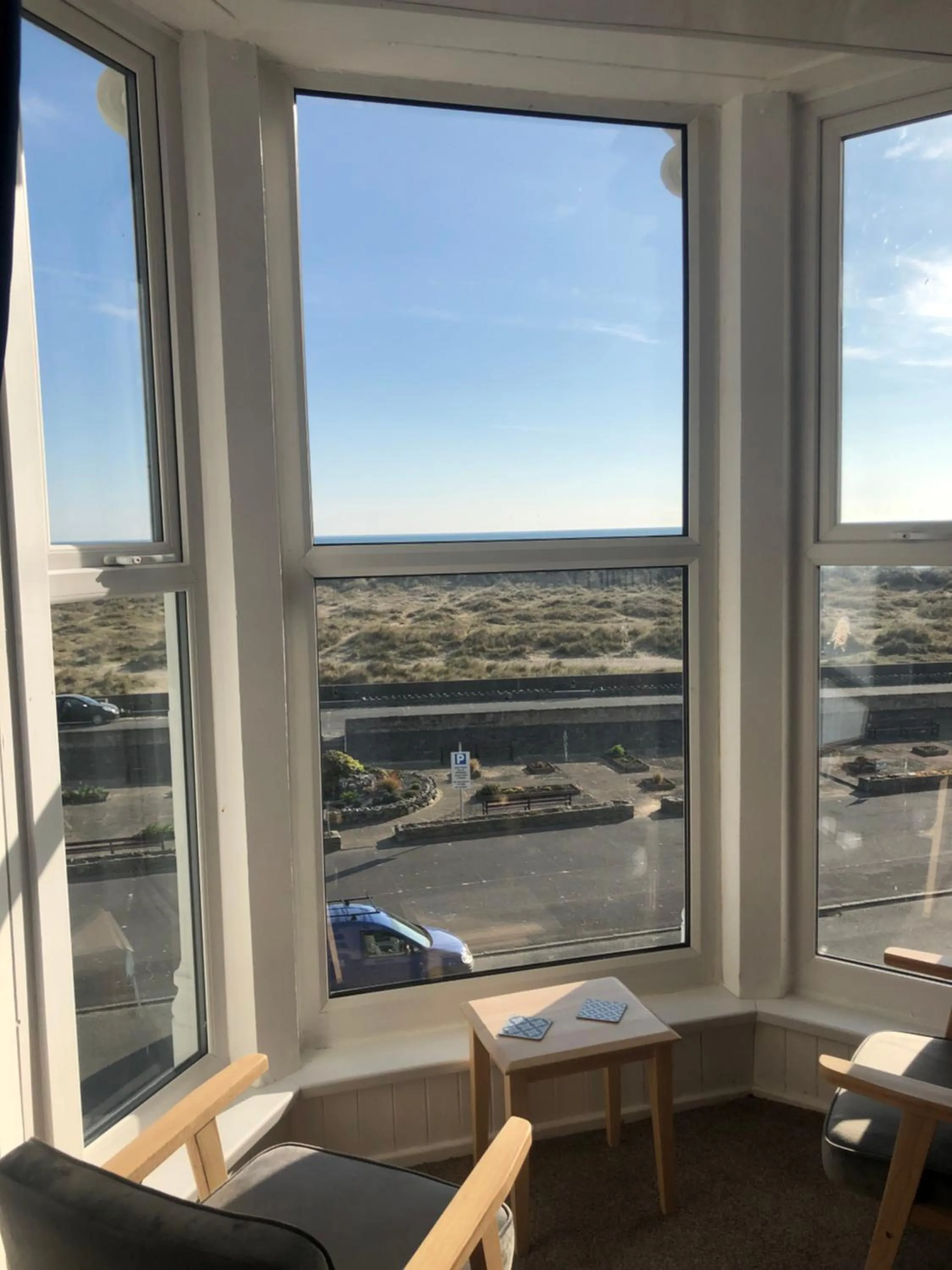 Sea view in Leamington House