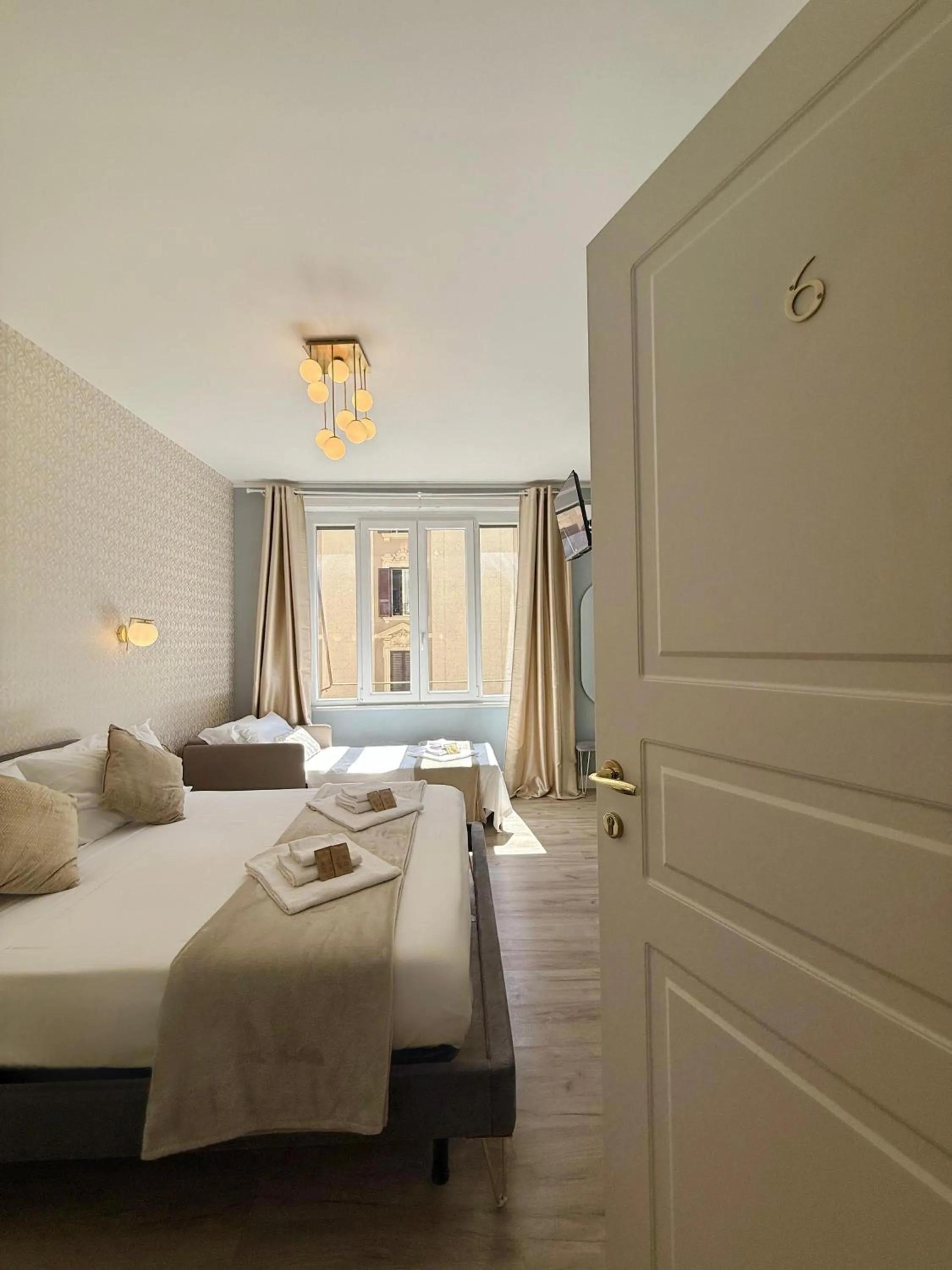 Photo of the whole room, Bed in San Pietro Rooms 84