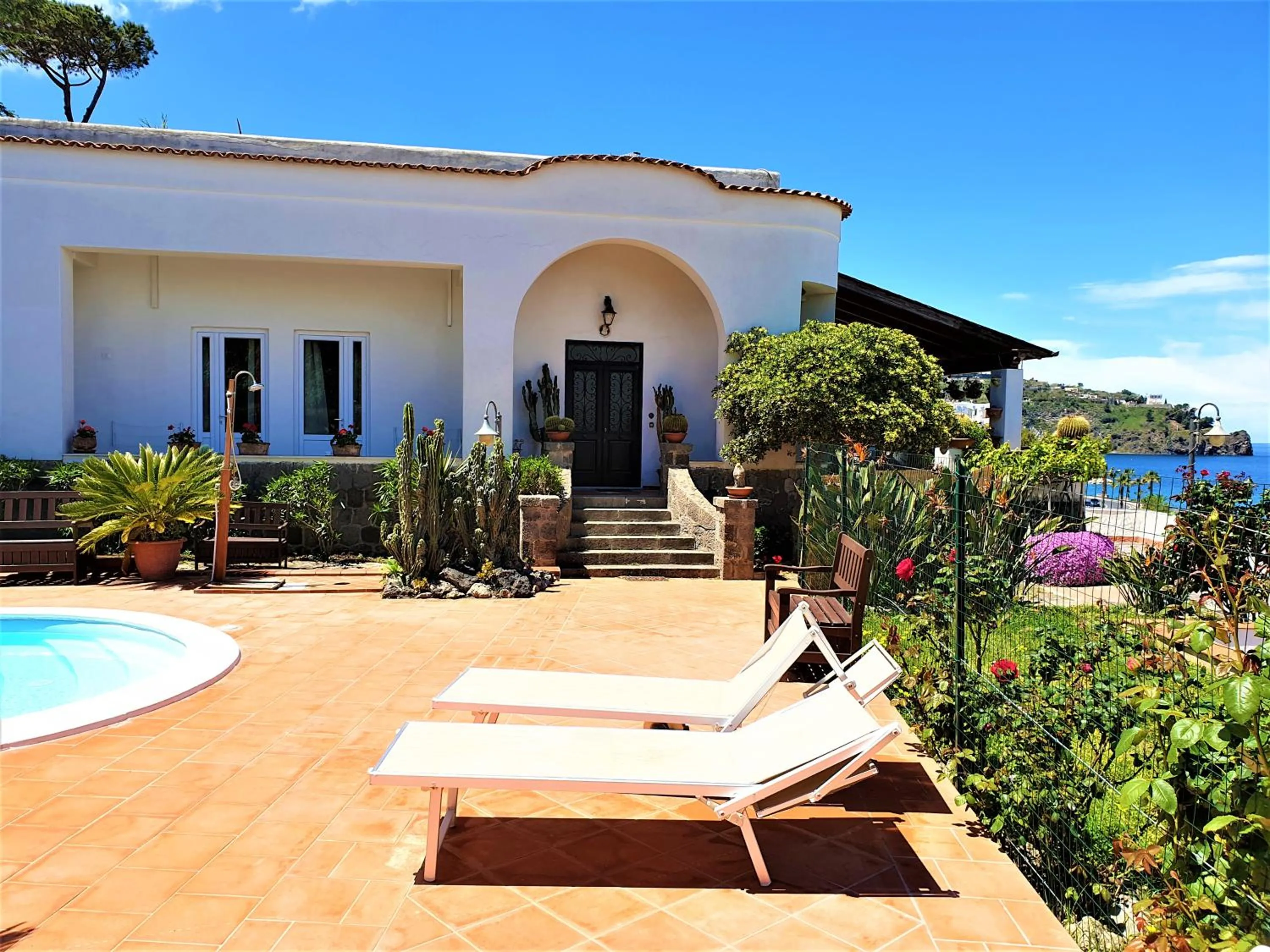 Solarium in villa antica