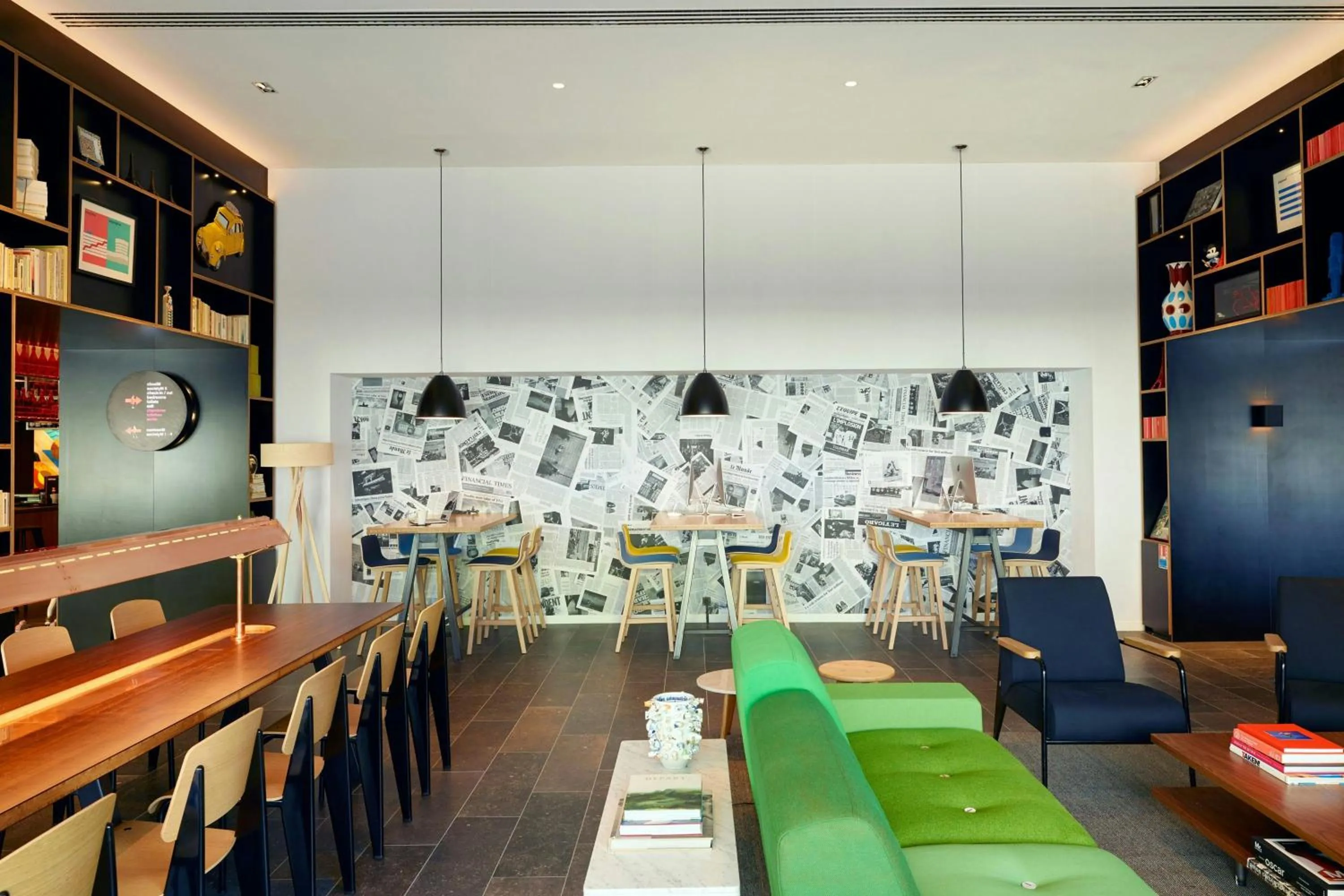 Lobby or reception in citizenM Paris Gare de Lyon