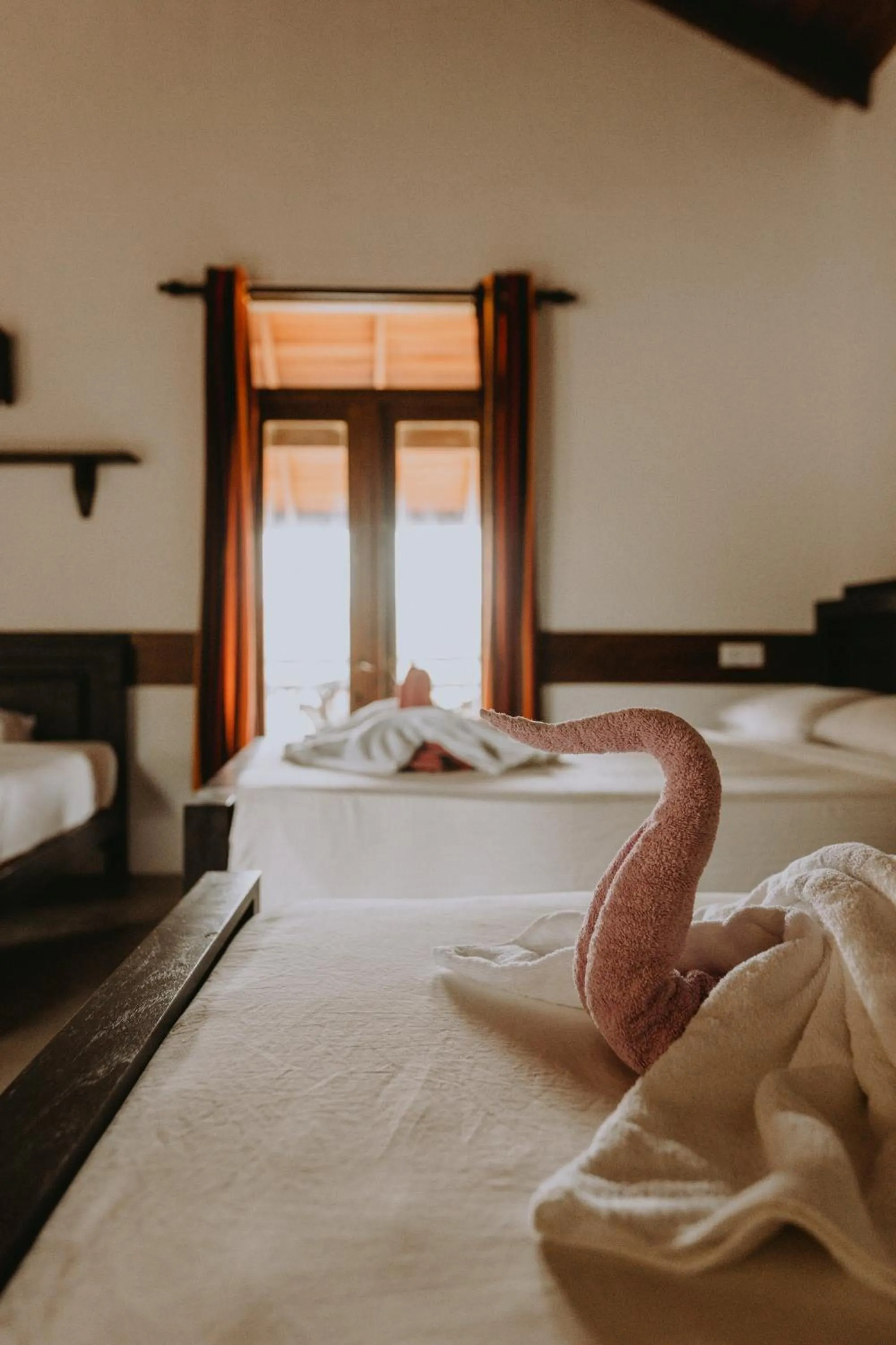 Bed in Shiva's Beach Cabanas