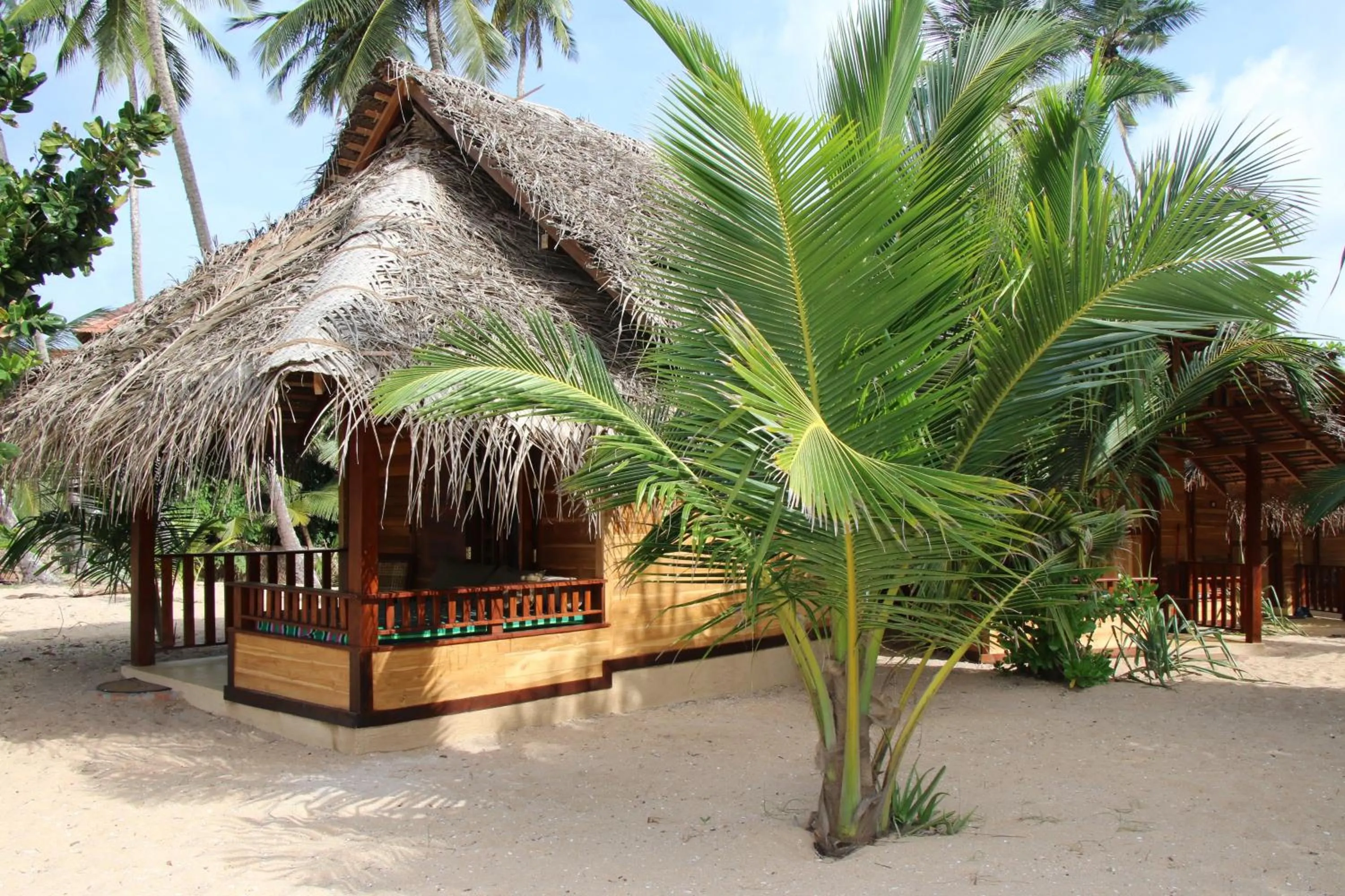 Balcony/Terrace in Shiva's Beach Cabanas