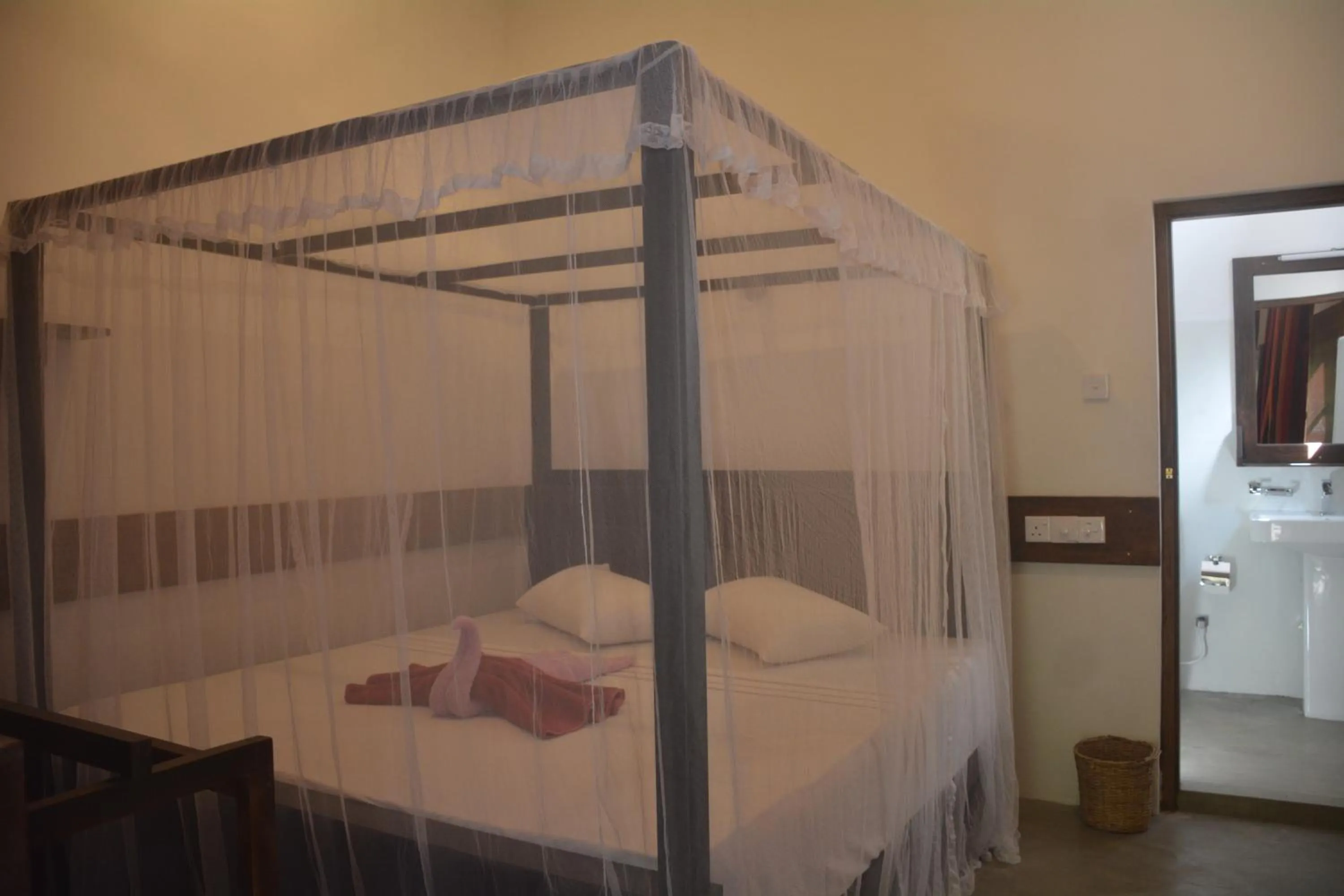 Bed in Shiva's Beach Cabanas