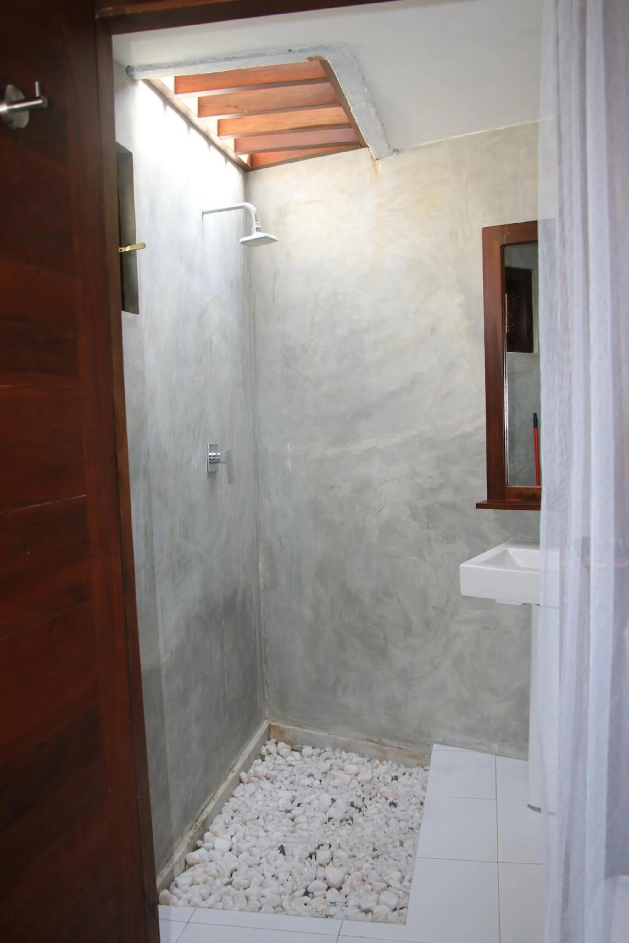 Shower in Shiva's Beach Cabanas