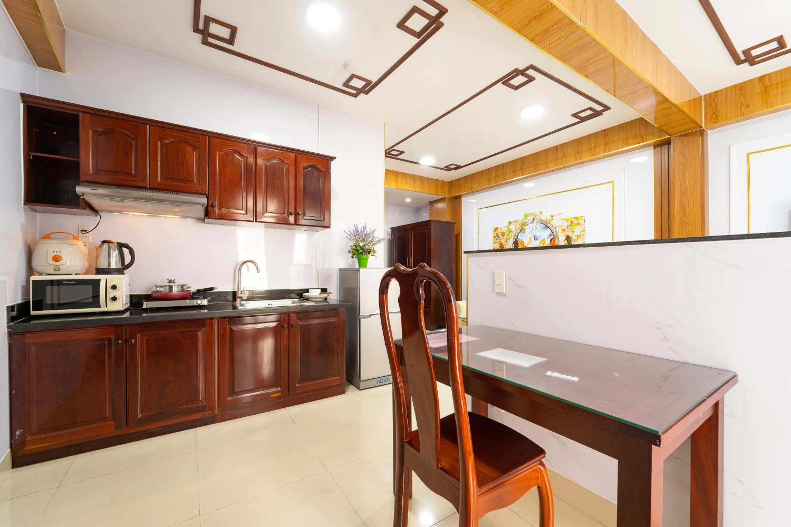 Kitchen or kitchenette in Diamond Luxury Ben Thanh
