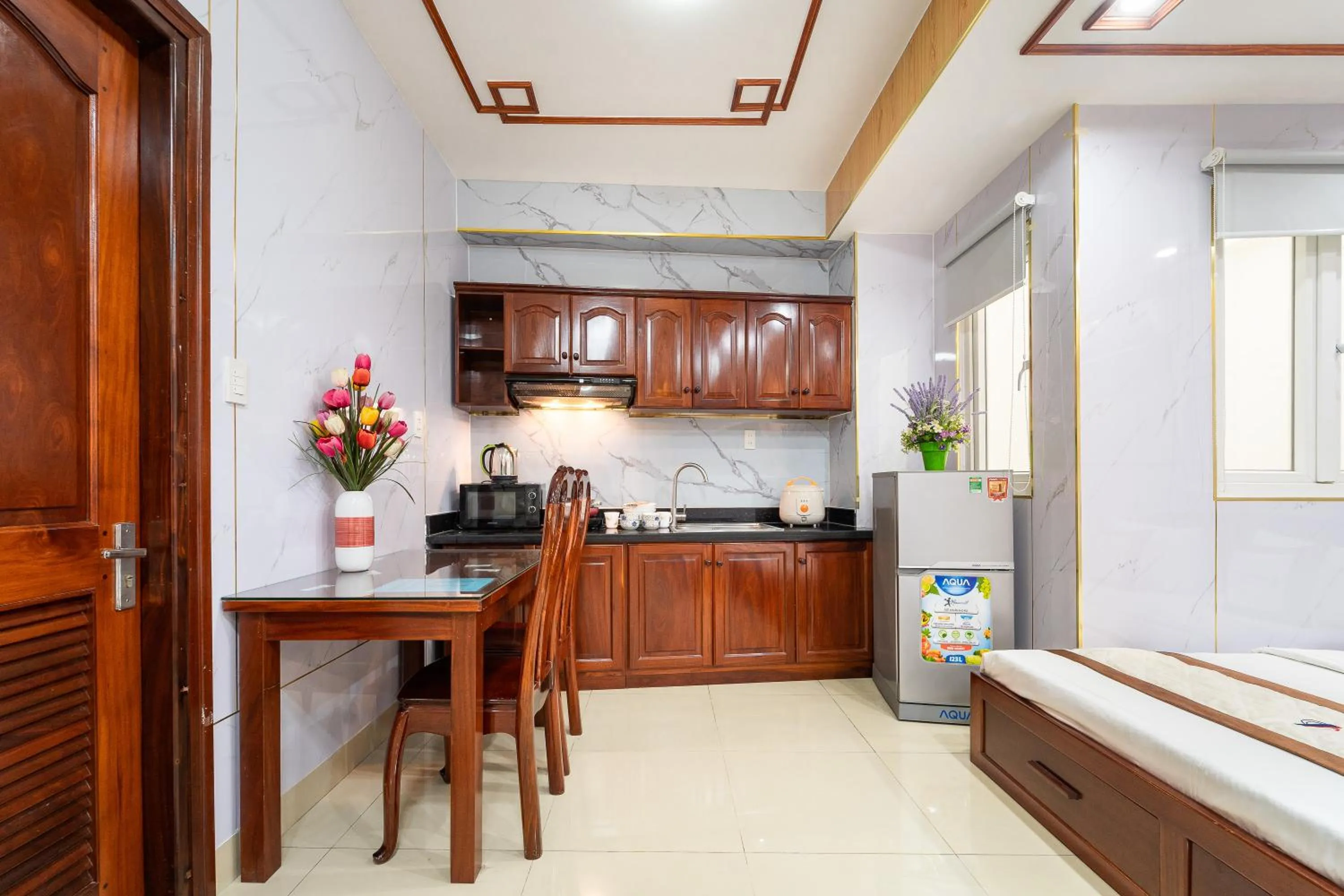 Kitchen or kitchenette in Diamond Luxury Ben Thanh