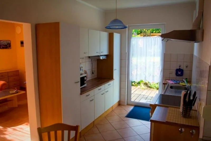Kitchen or kitchenette in Ferienhaus Doris