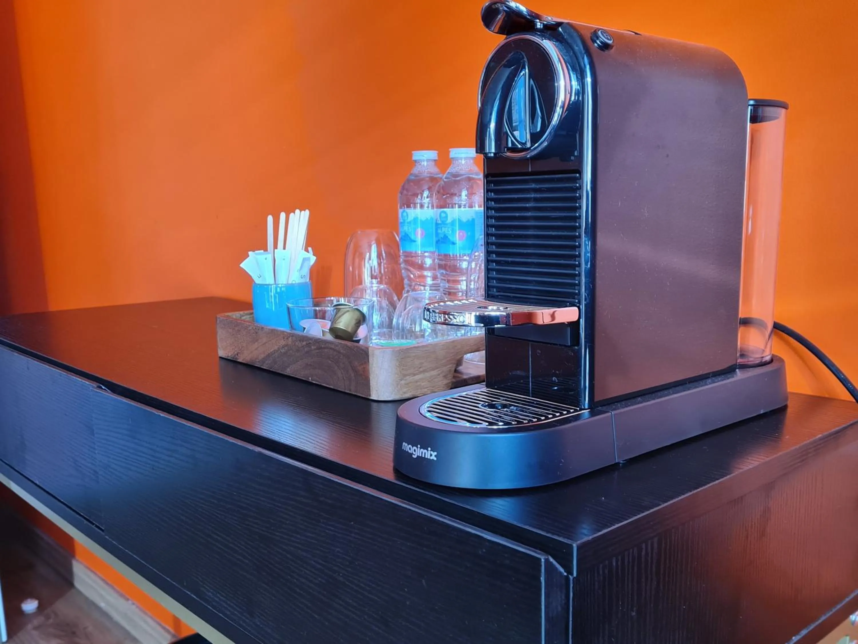 Coffee/tea facilities in Le Grand Hotel