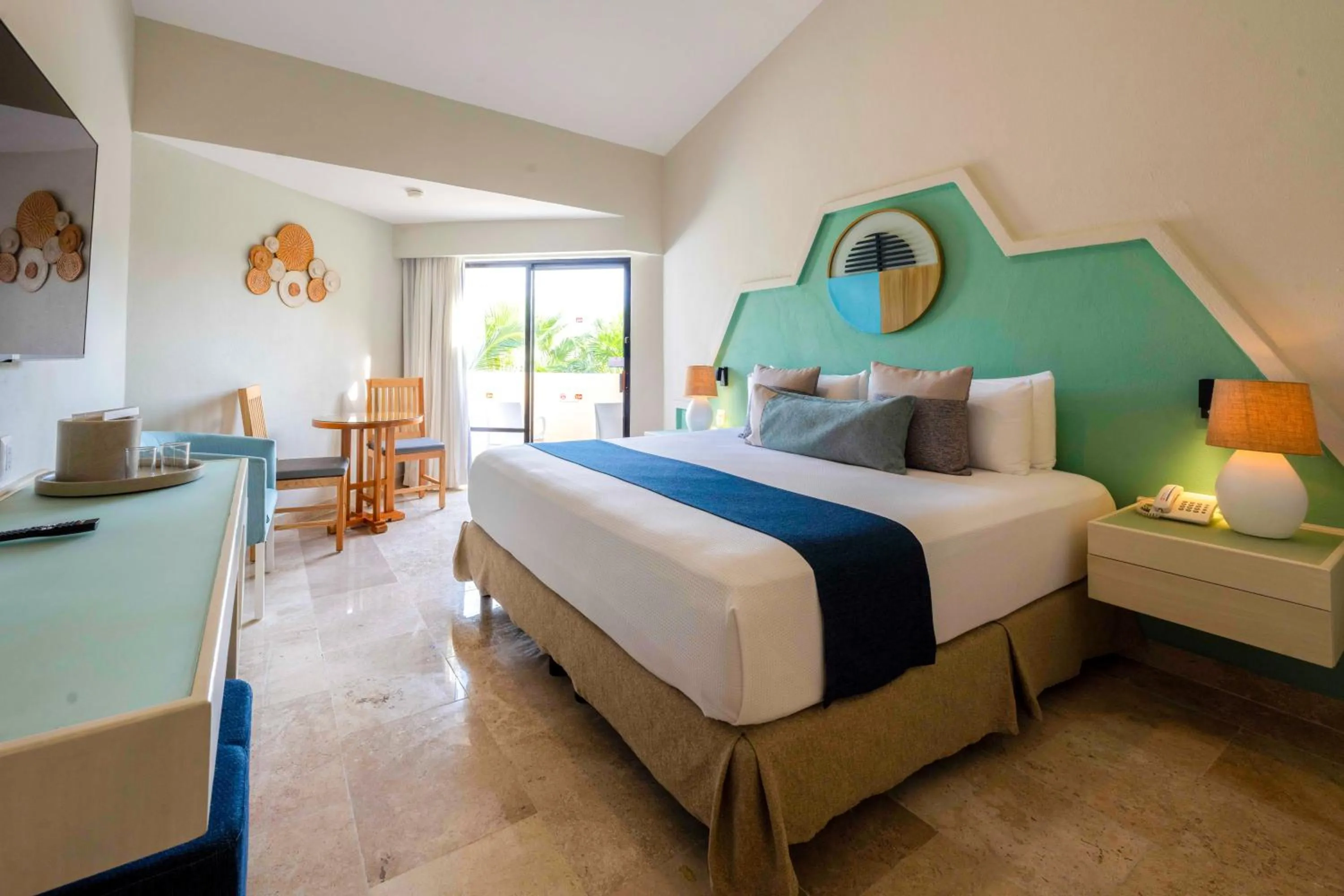 Bed in Viva Maya by Wyndham, A Trademark All Inclusive Resort