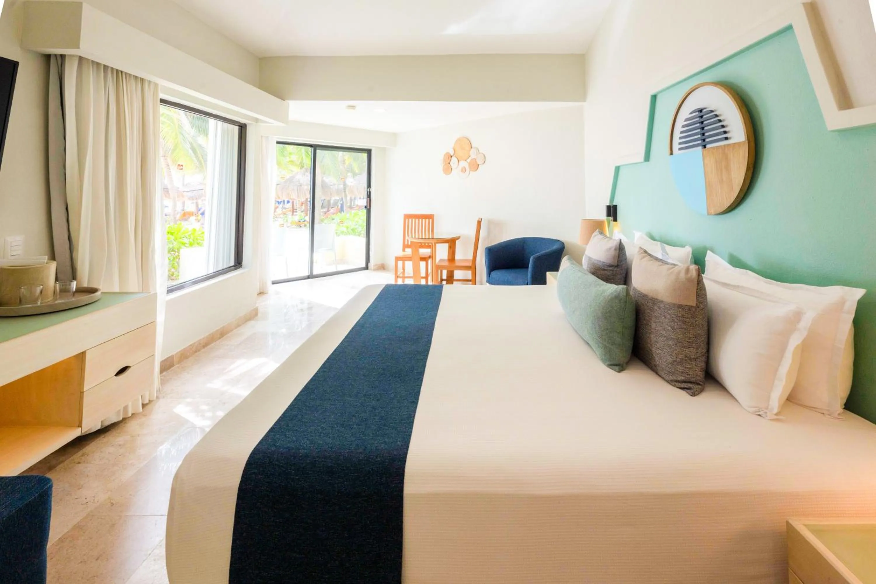 Bedroom, Bed in Viva Maya by Wyndham, A Trademark All Inclusive Resort