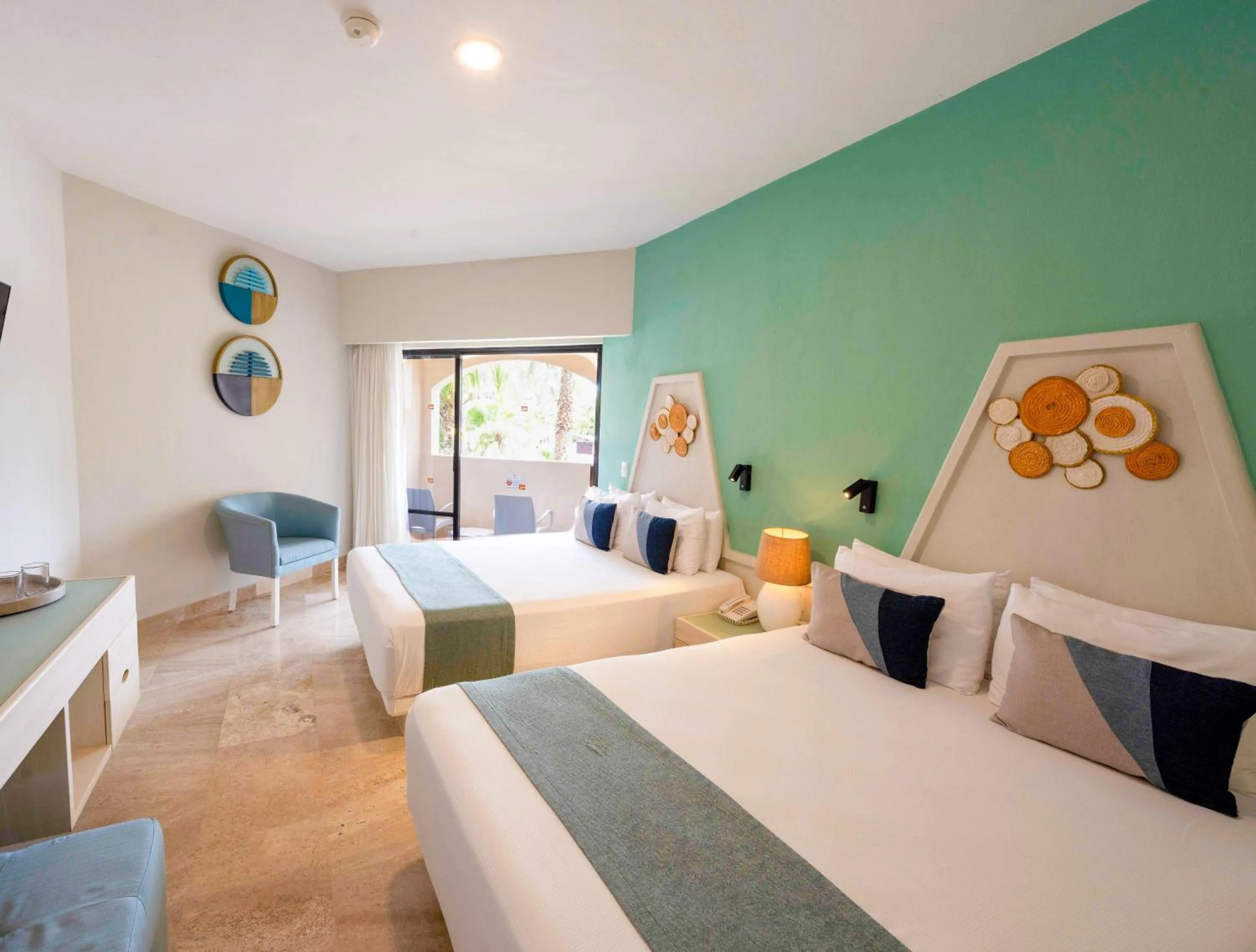 Bed in Viva Maya by Wyndham, A Trademark All Inclusive Resort